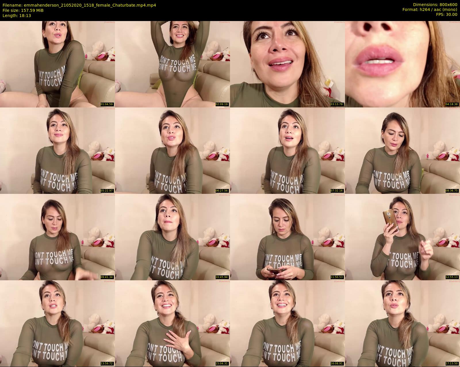 emmahenderson — 19 minute Chaturbate female cam show recording, 480p, May 21, 2020