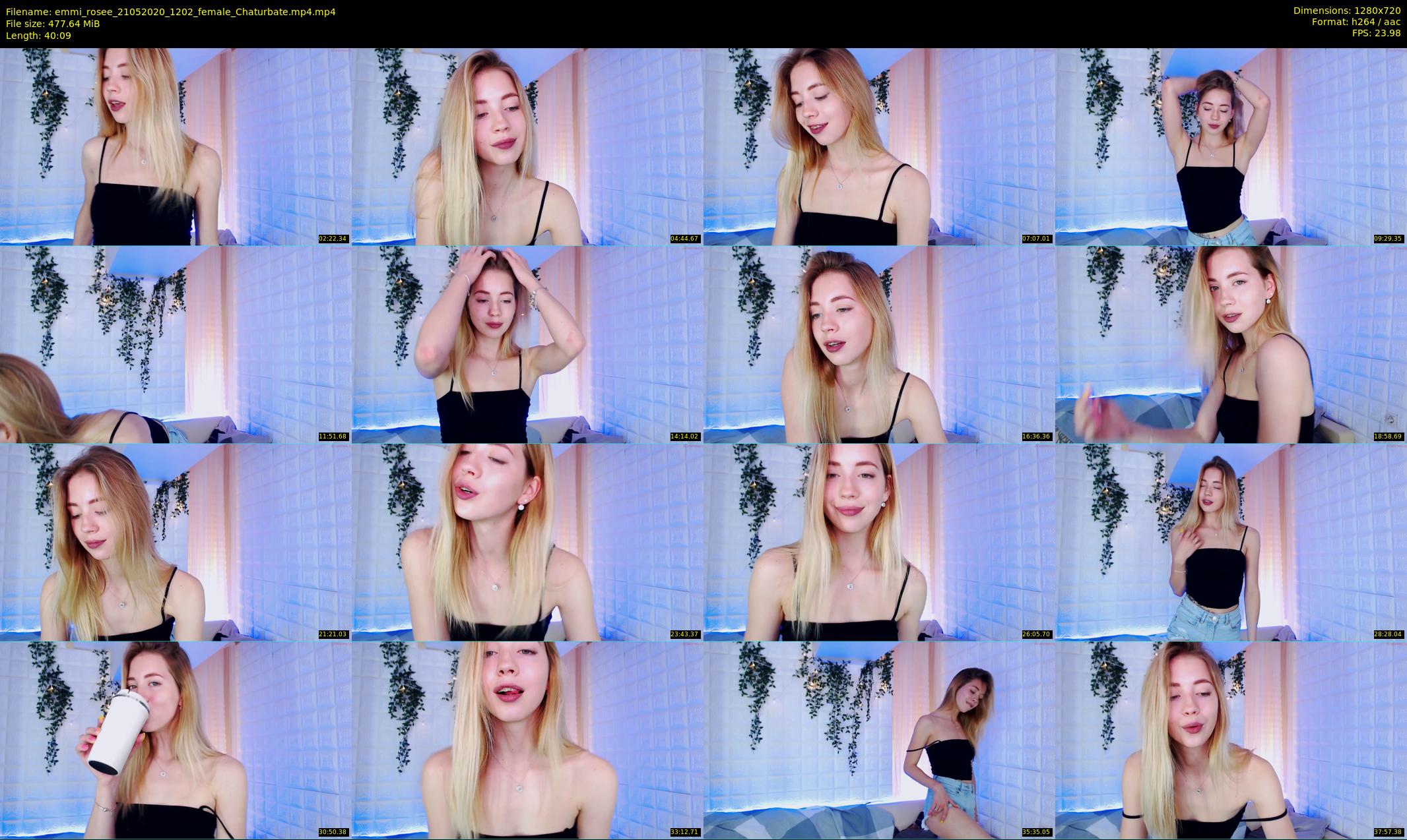 emmi_rosee — 41 minute Chaturbate female cam show recording, 720p, May 21, 2020