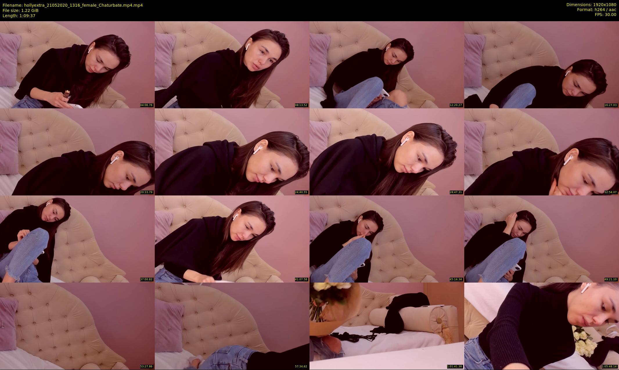 hollyextra — 70 minute Chaturbate female cam show recording, 1080p, May 21, 2020