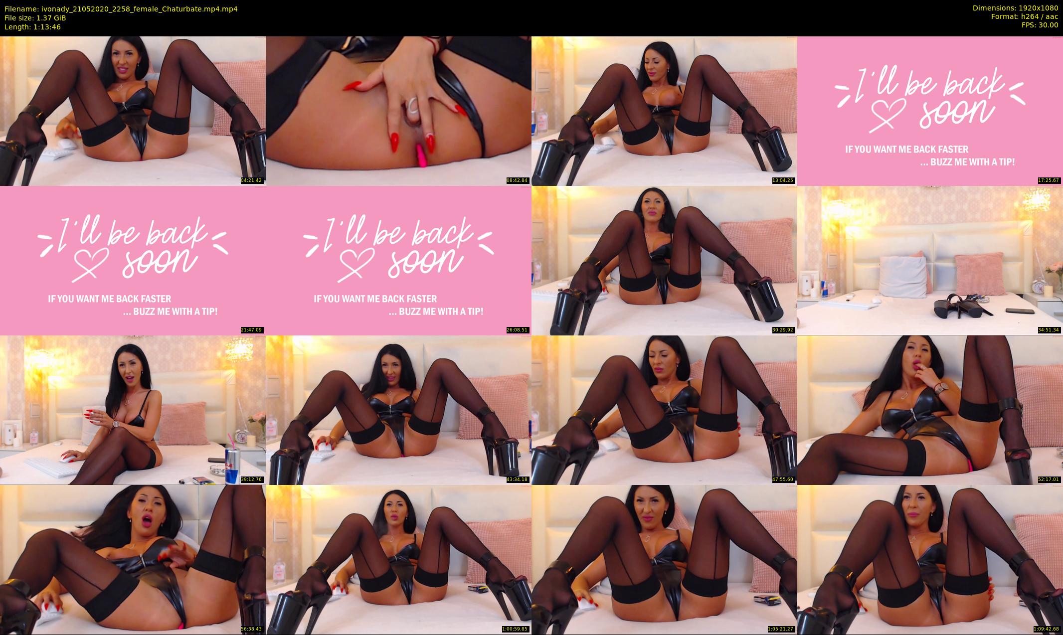 ivonady — 74 minute Chaturbate female cam show recording, 1080p, May 21, 2020