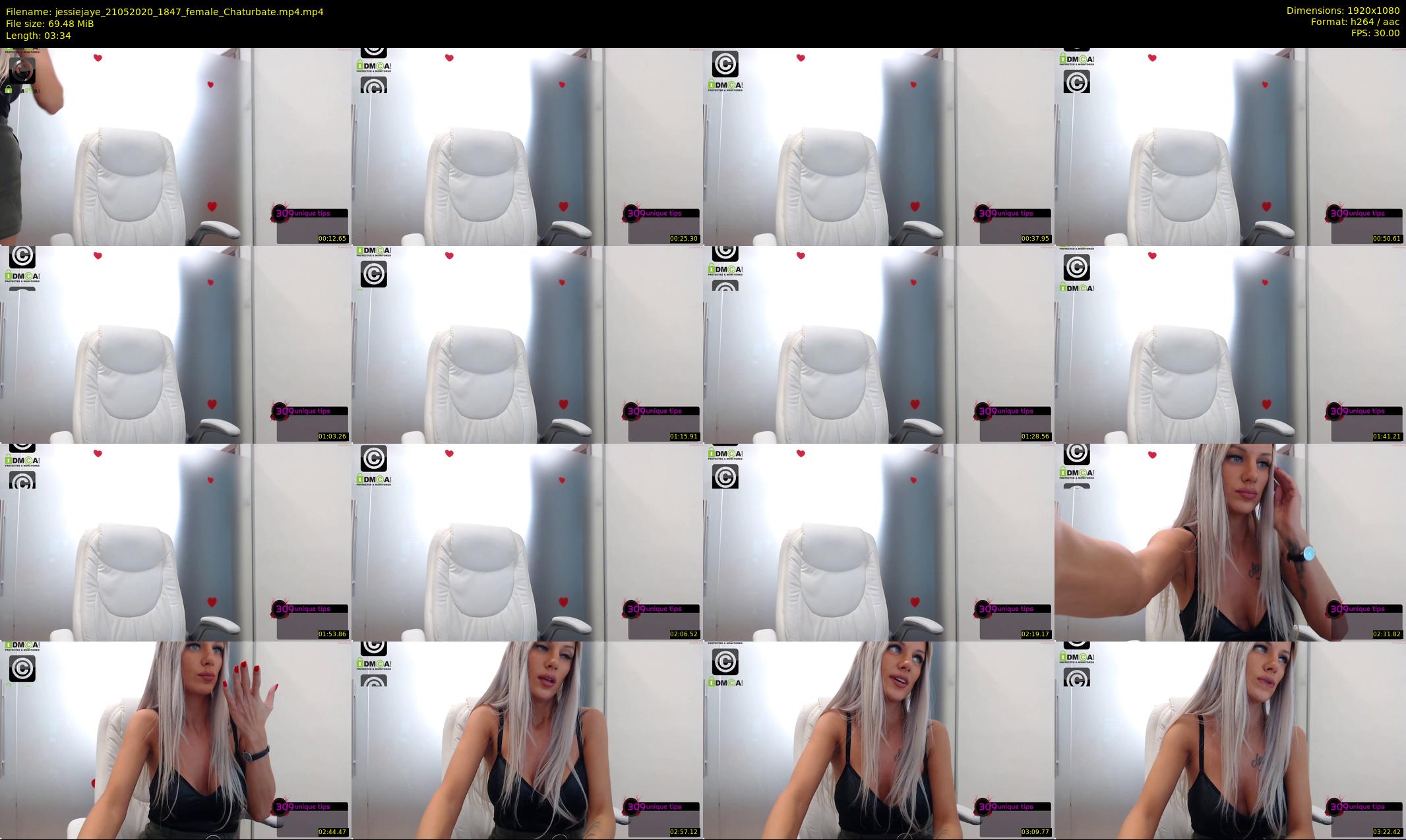 jessiejaye — 4 minute Chaturbate female cam show recording, 1080p, May 21, 2020