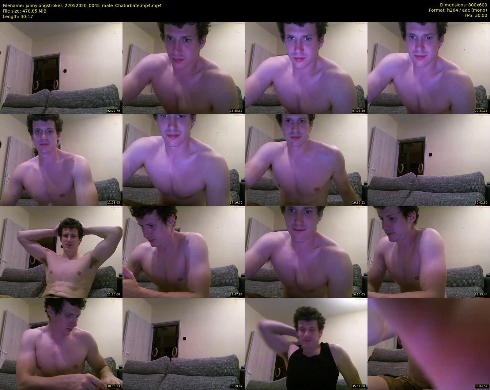 johnylongstrokes — 41 minute Chaturbate male cam show recording, 480p, May 22, 2020