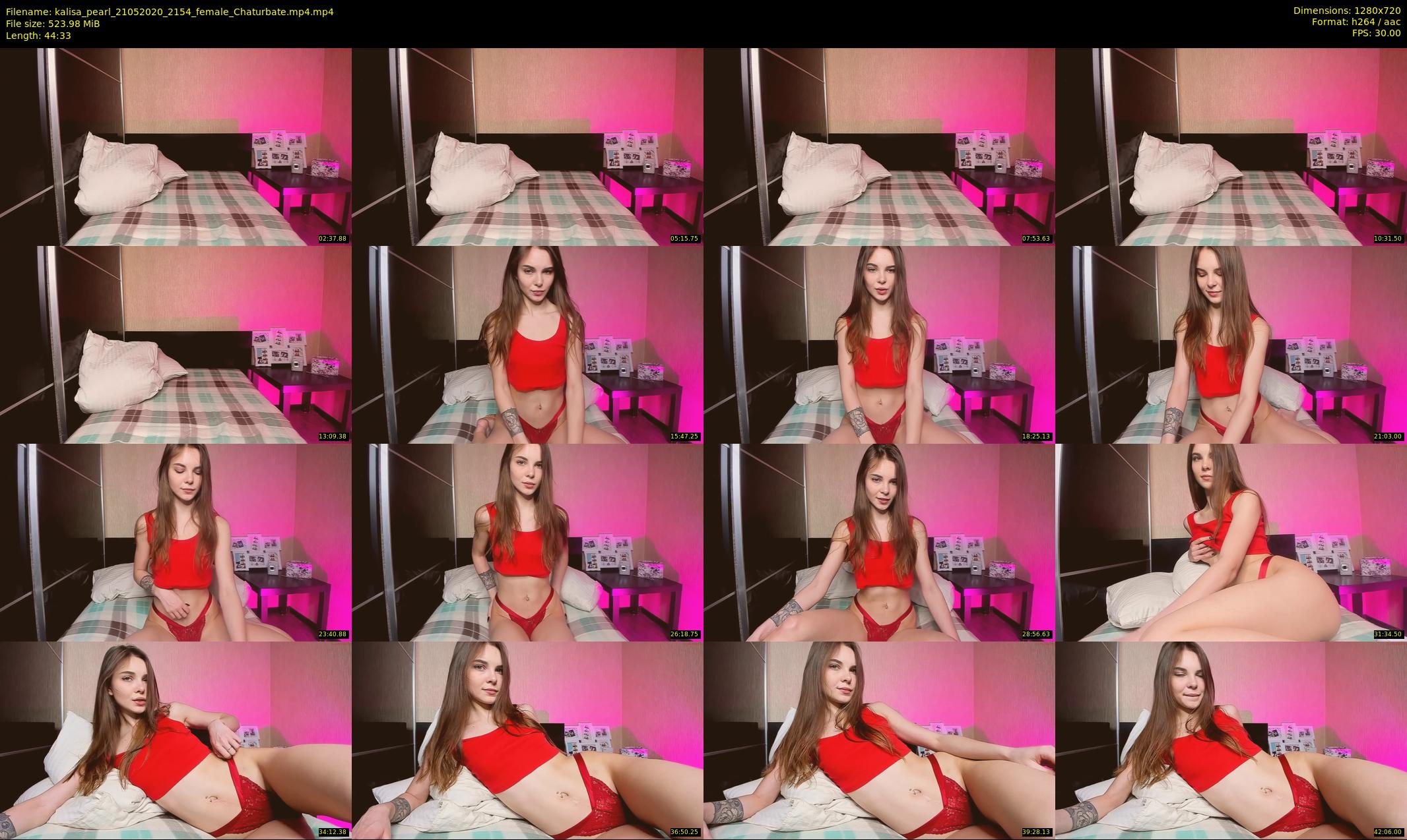 kalisa_pearl — 45 minute Chaturbate female cam show recording, 720p, May 21, 2020