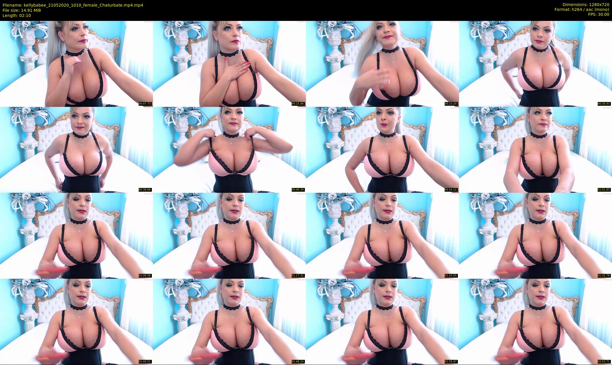 kellybabee — 3 minute Chaturbate female cam show recording, 720p, May 21, 2020