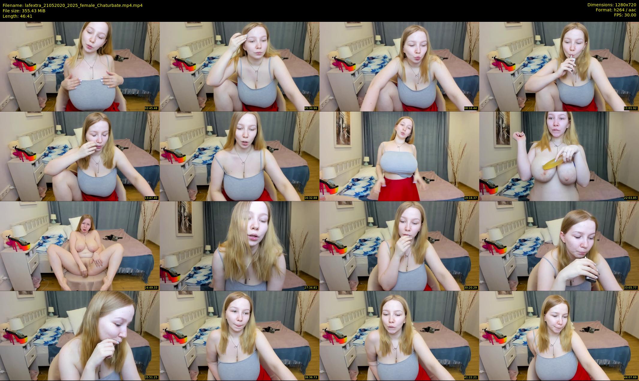 lafextra — 47 minute Chaturbate female cam show recording, 720p, May 21, 2020