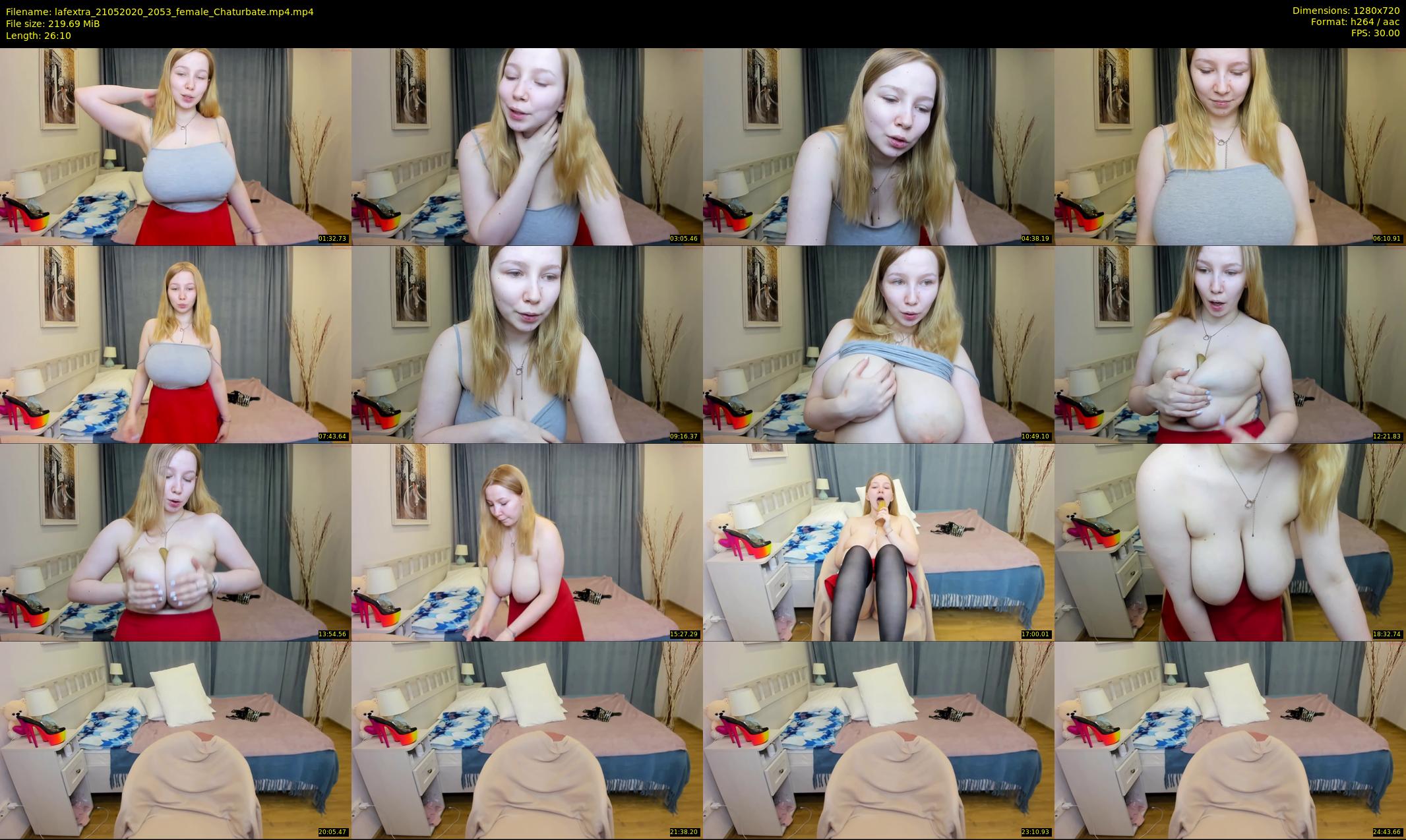lafextra — 27 minute Chaturbate female cam show recording, 720p, May 21, 2020