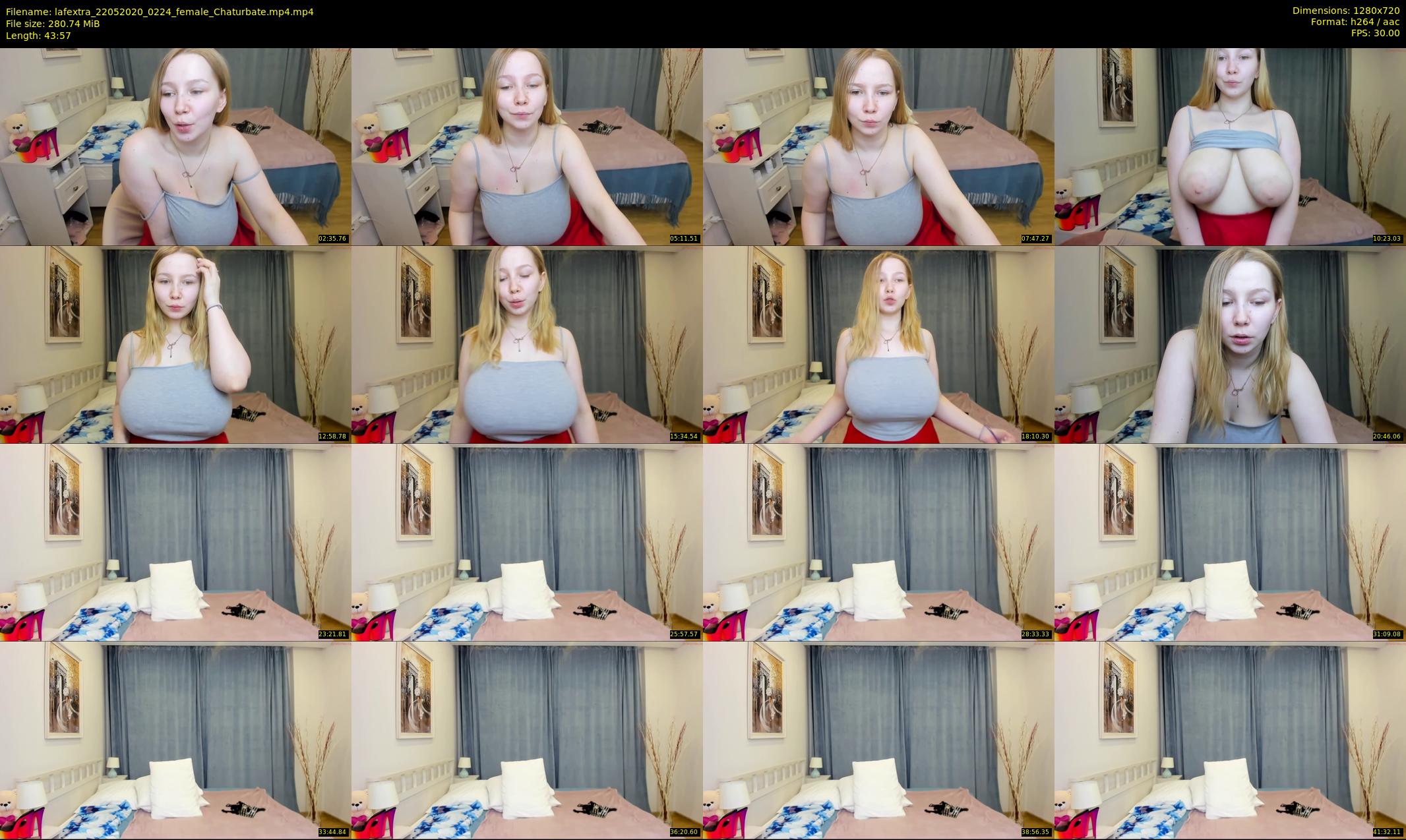 lafextra — 44 minute Chaturbate female cam show recording, 720p, May 22, 2020