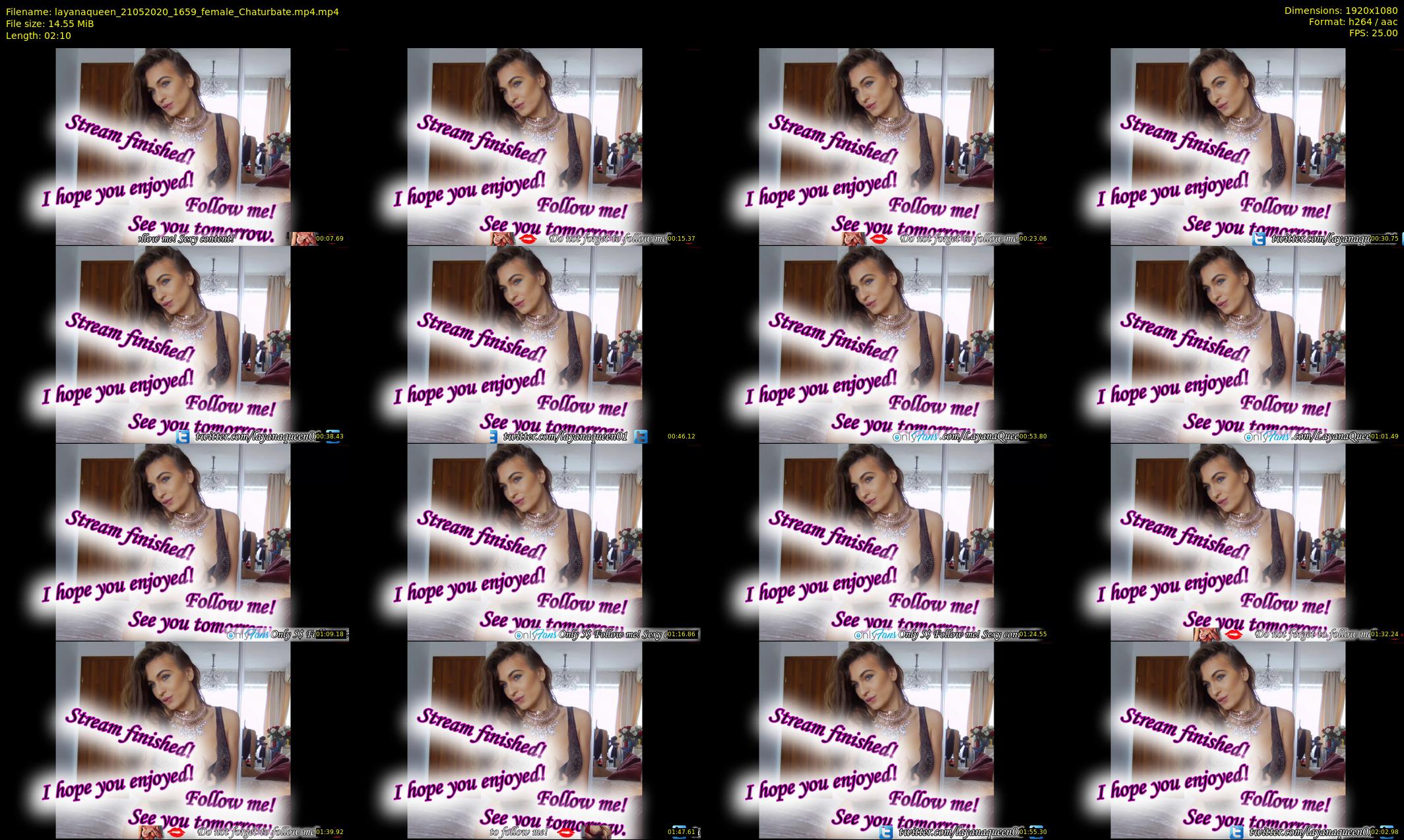layanaqueen — 3 minute Chaturbate female cam show recording, 1080p, May 21, 2020