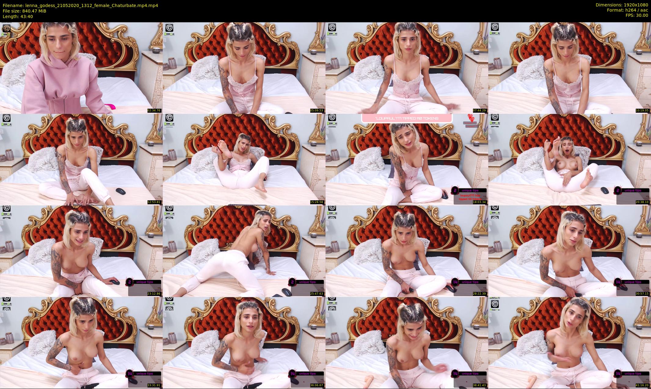 lenna_godess — 44 minute Chaturbate female cam show recording, 1080p, May 21, 2020