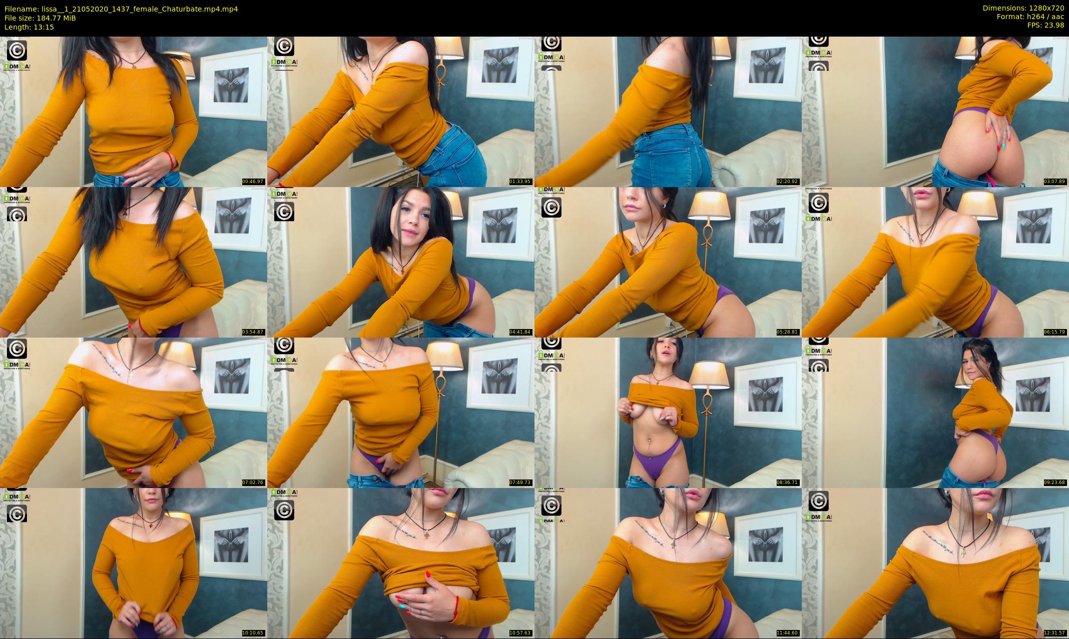 lissa__1 — 14 minute Chaturbate female cam show recording, 720p, May 21, 2020