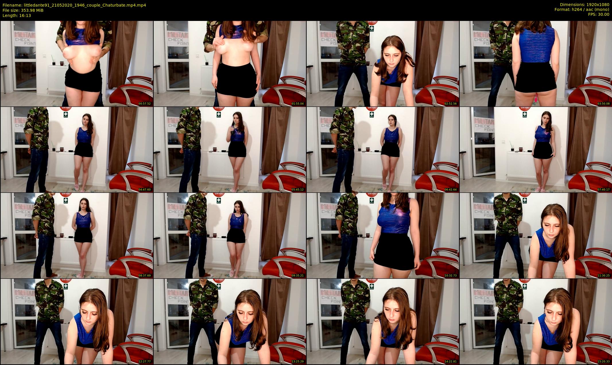 littledante91 — 17 minute Chaturbate couple cam show recording, 1080p, May 21, 2020