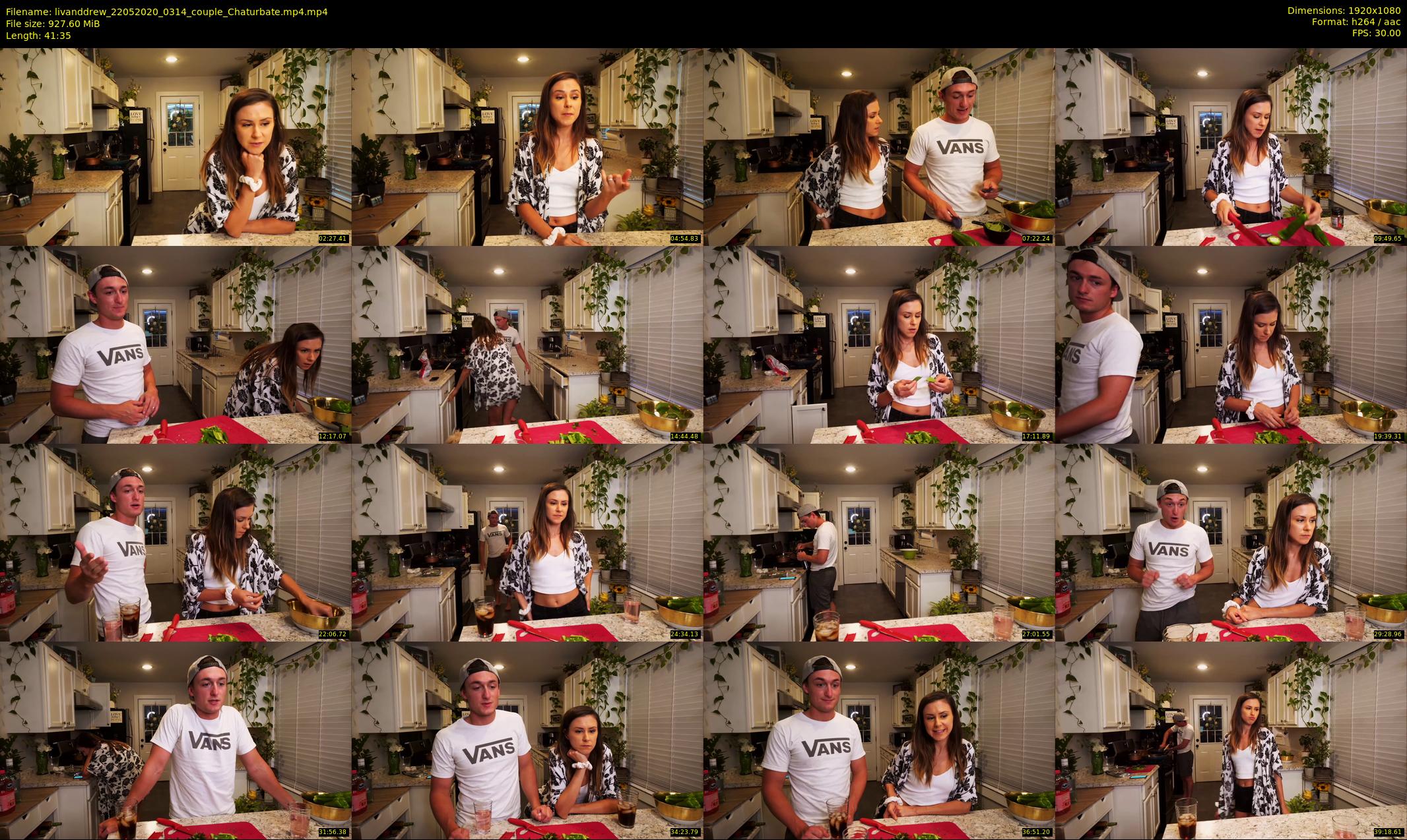 livanddrew — 42 minute Chaturbate couple cam show recording, 1080p, May 22, 2020