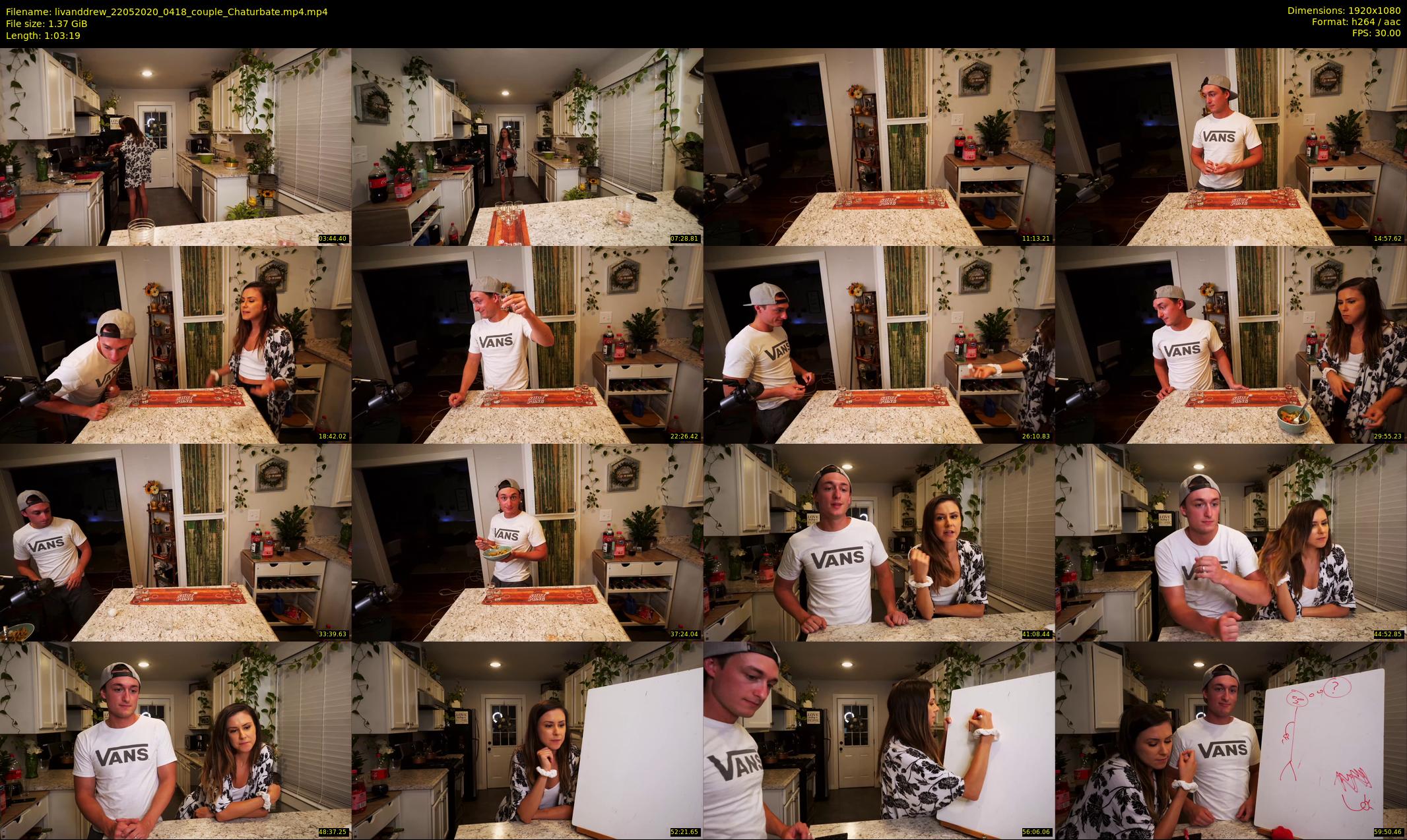 livanddrew — 64 minute Chaturbate couple cam show recording, 1080p, May 22, 2020