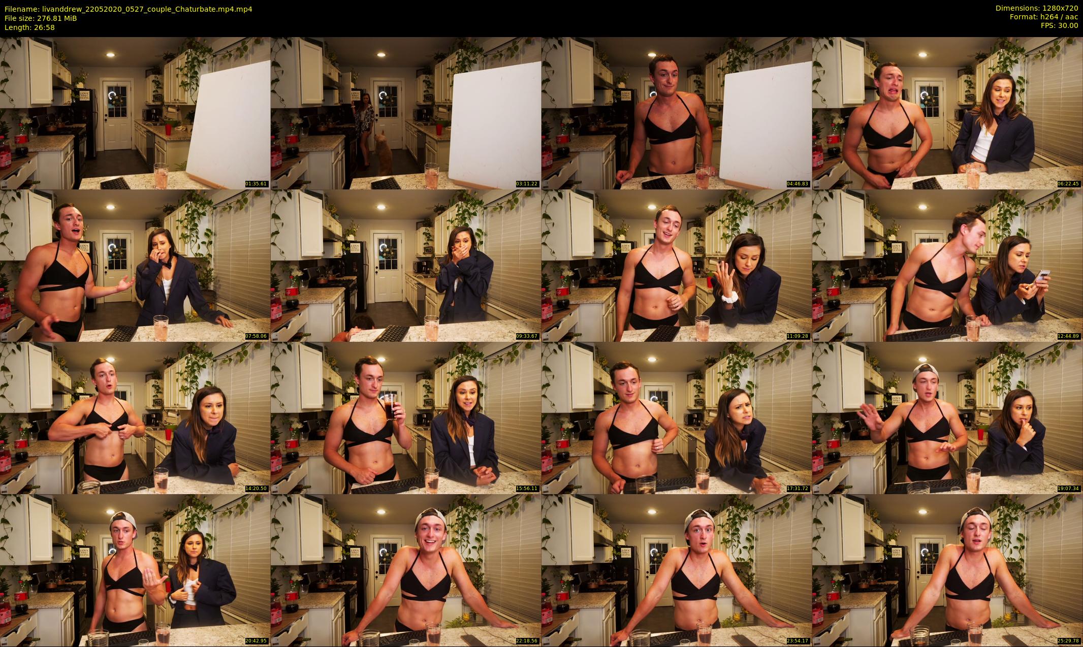 livanddrew — 27 minute Chaturbate couple cam show recording, 720p, May 22, 2020