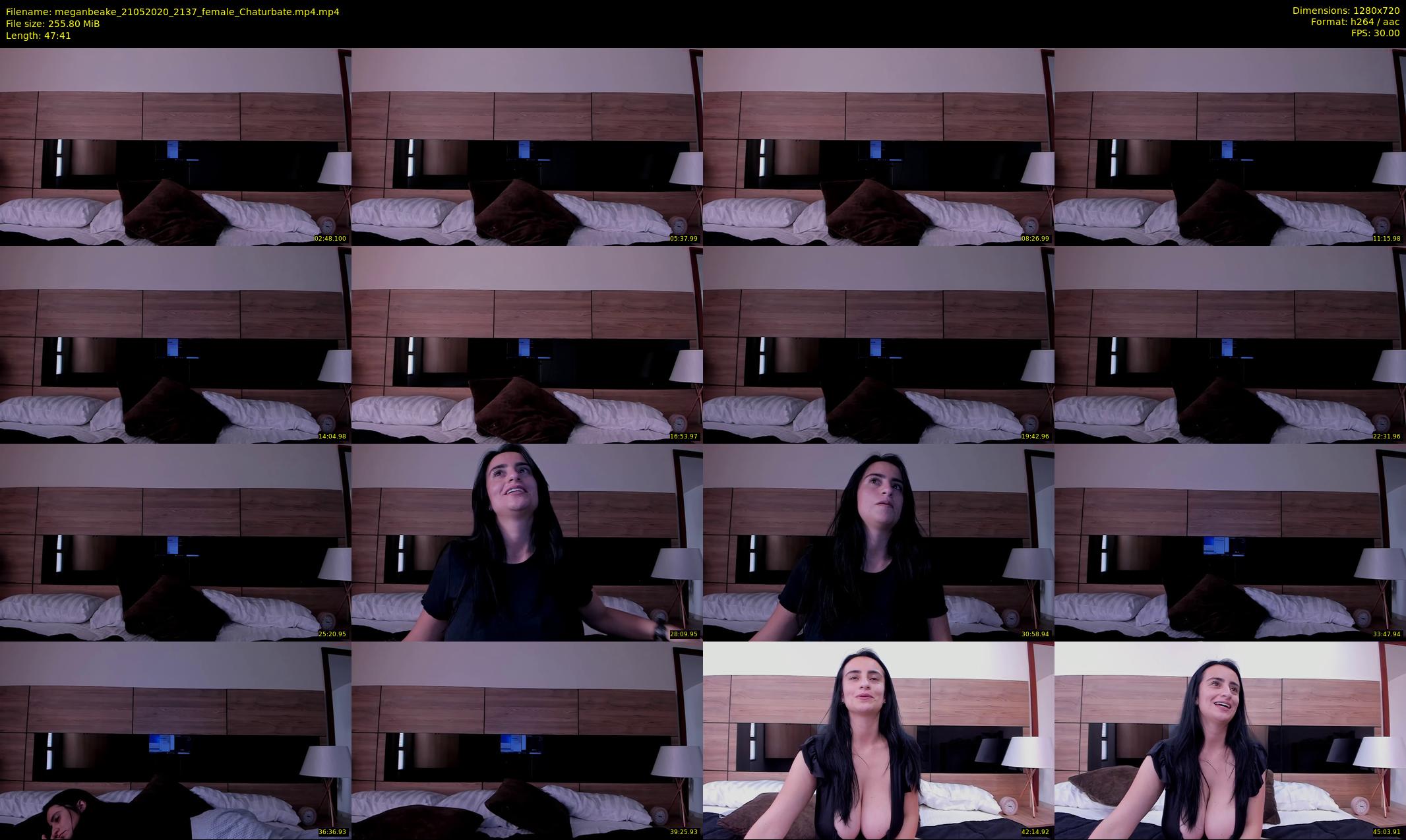 meganbeake — 48 minute Chaturbate female cam show recording, 720p, May 21, 2020
