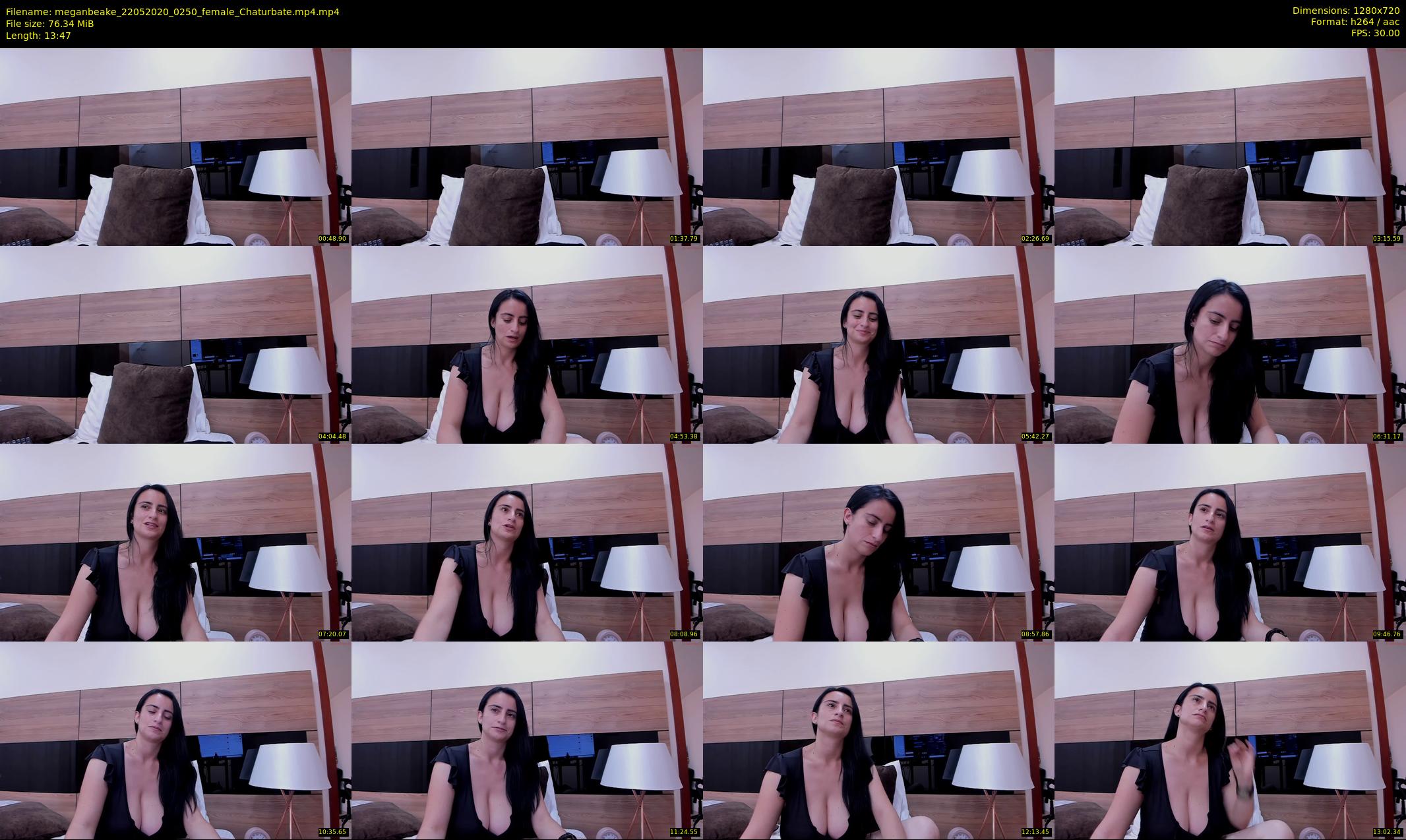 meganbeake — 14 minute Chaturbate female cam show recording, 720p, May 22, 2020