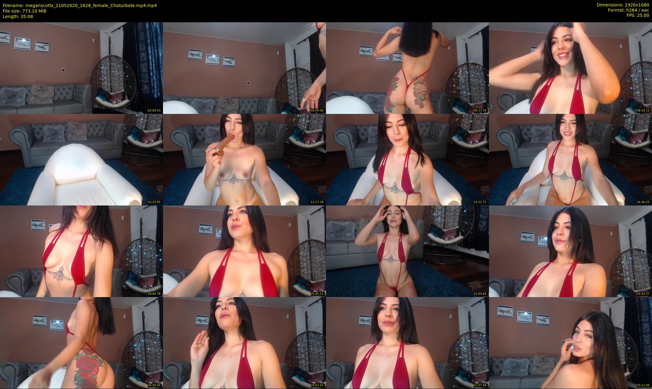 meganscottx — 36 minute Chaturbate female cam show recording, 1080p, May 21, 2020