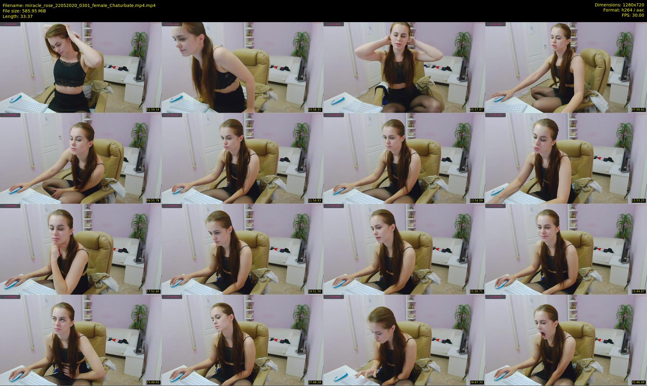 miracle_rose — 34 minute Chaturbate female cam show recording, 720p, May 22, 2020