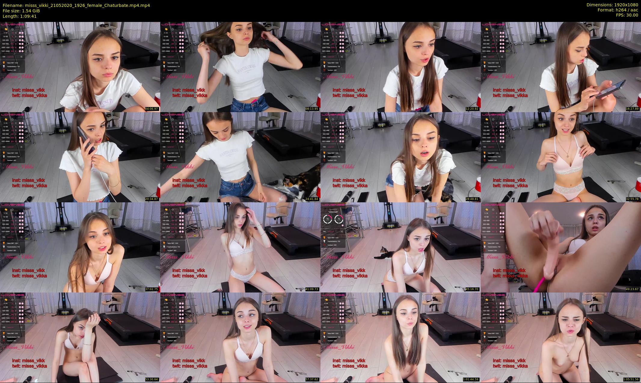 misss_vikki — 70 minute Chaturbate female cam show recording, 1080p, May 21, 2020