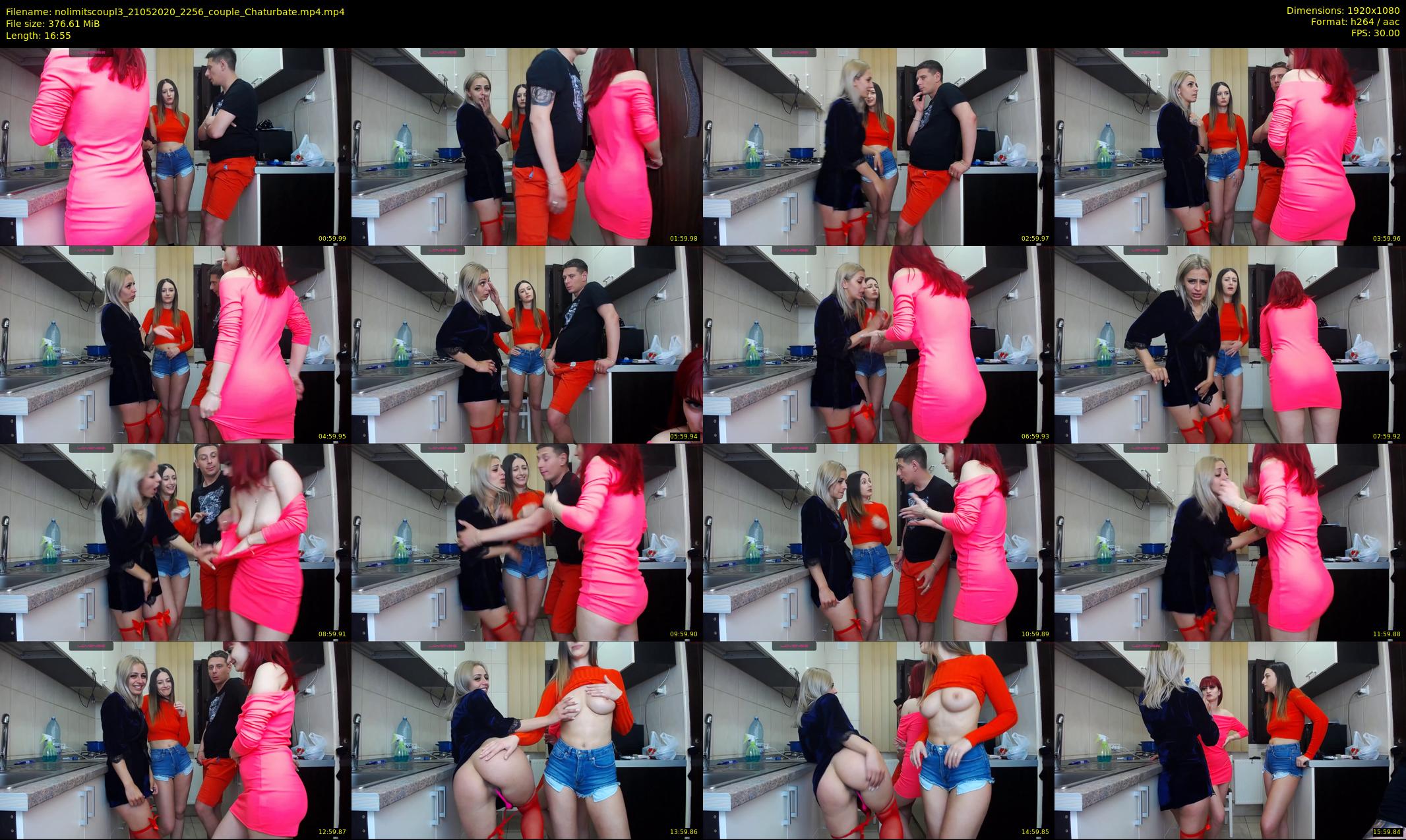 nolimitscoupl3 — 17 minute Chaturbate couple cam show recording, 1080p, May 21, 2020
