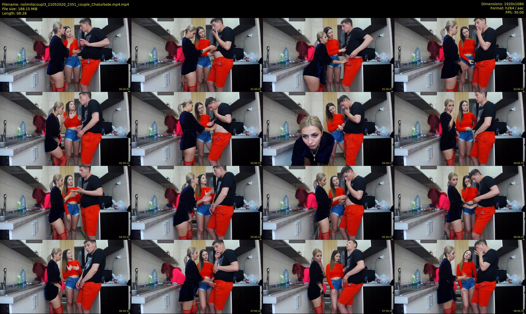 nolimitscoupl3 — 9 minute Chaturbate couple cam show recording, 1080p, May 21, 2020