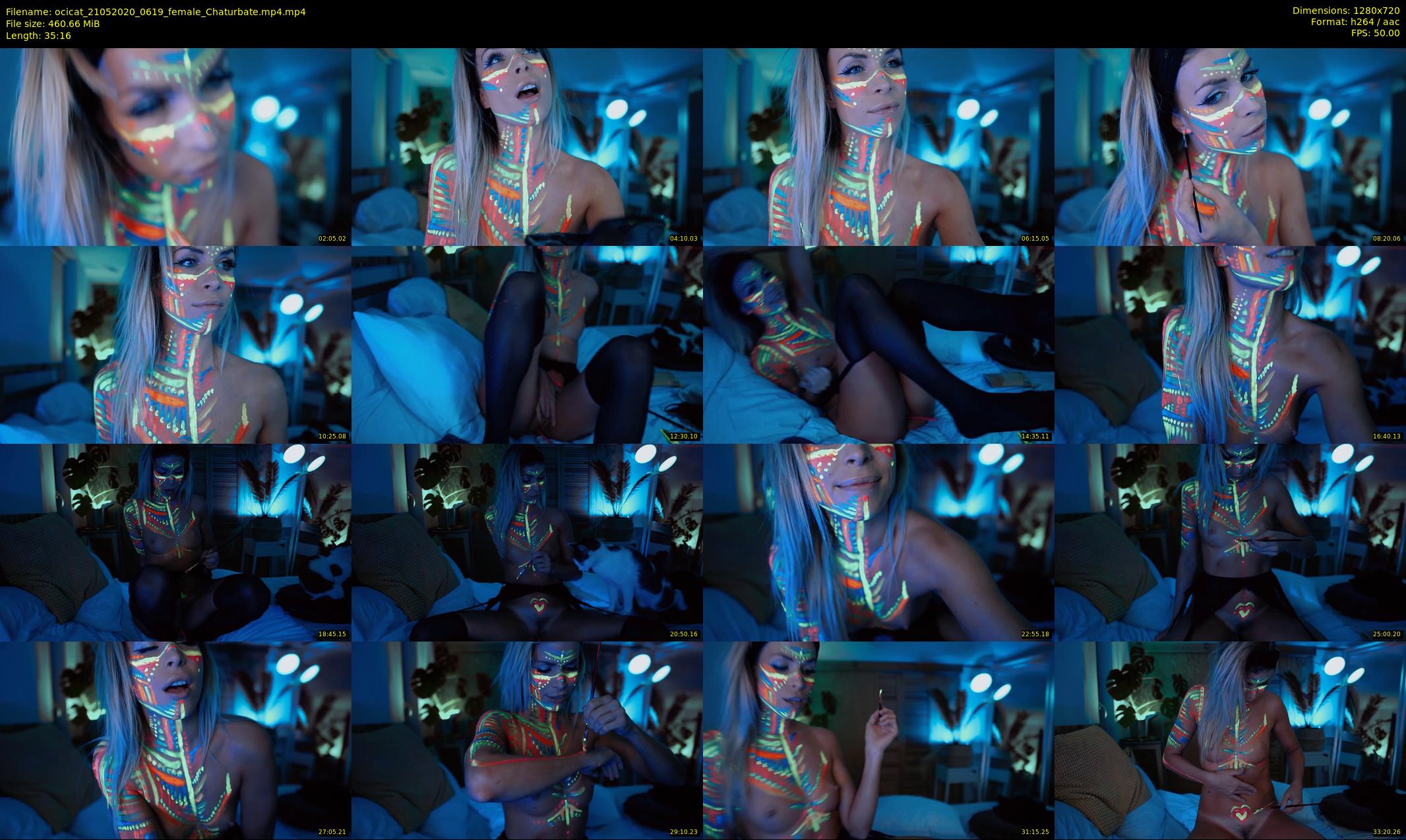 ocicat — 36 minute Chaturbate female cam show recording, 720p, May 21, 2020