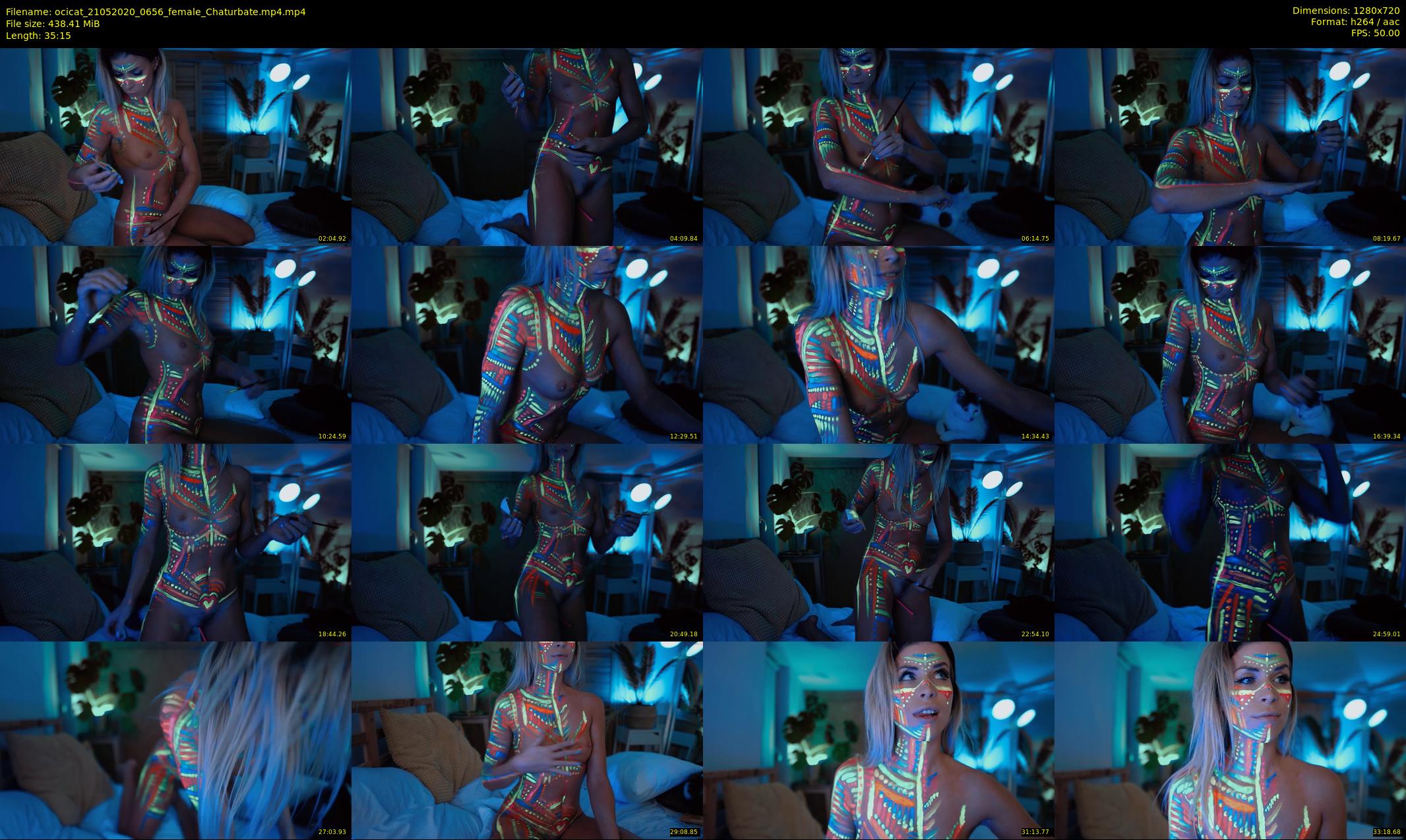 ocicat — 36 minute Chaturbate female cam show recording, 720p, May 21, 2020