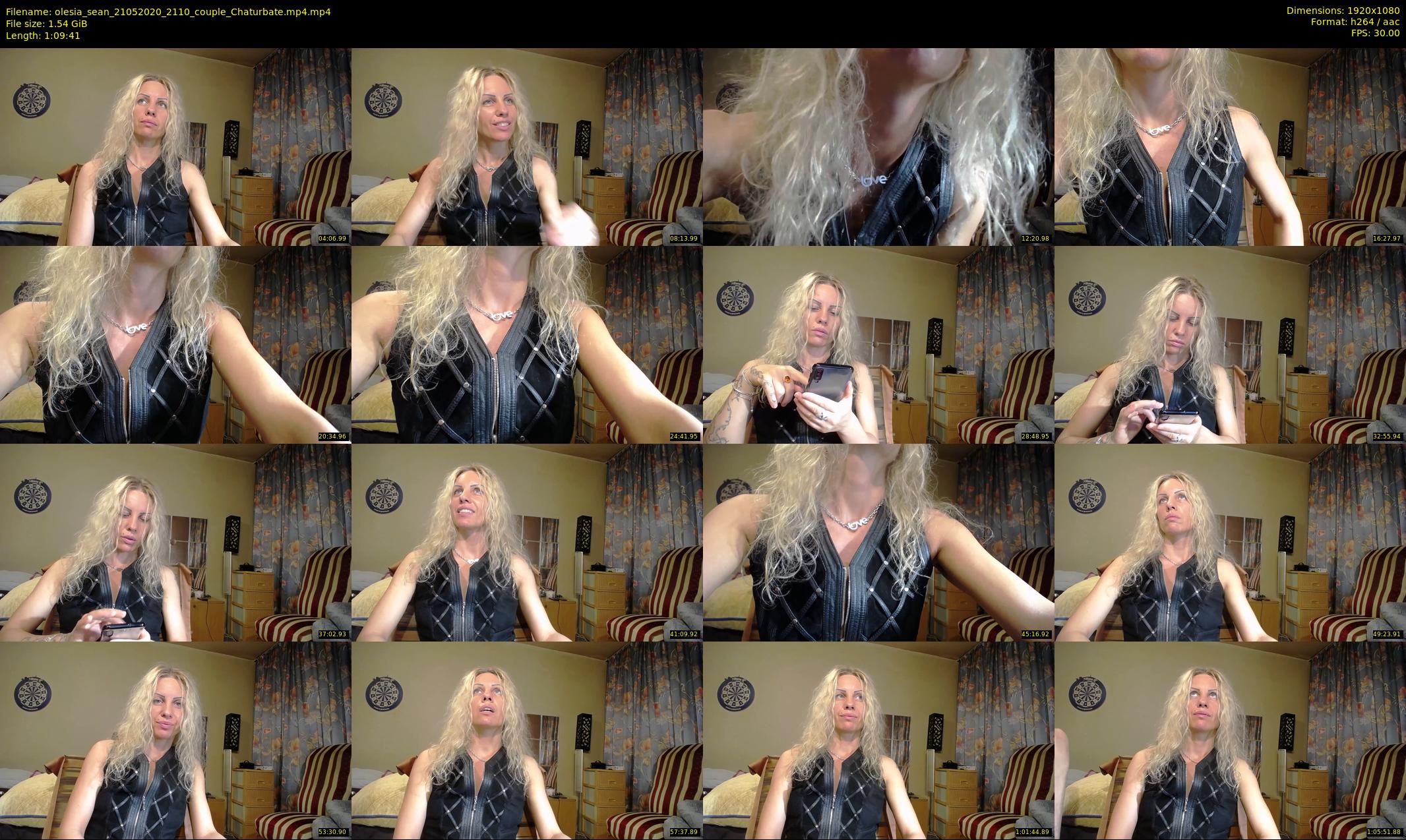 olesia_sean — 70 minute Chaturbate couple cam show recording, 1080p, May 21, 2020