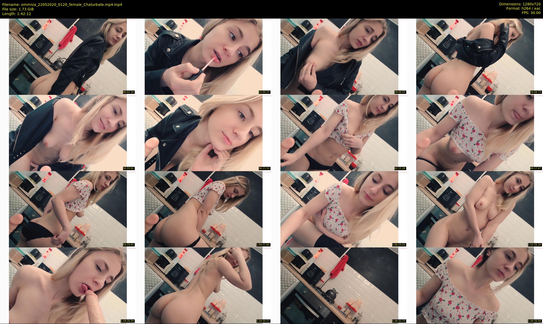 ommnia — 103 minute Chaturbate female cam show recording, 720p, May 22, 2020