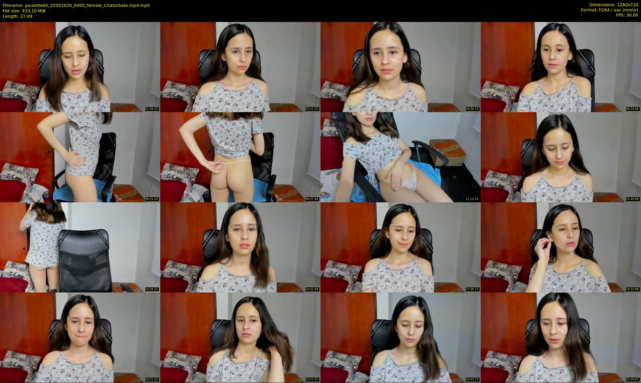 paulette65 — 28 minute Chaturbate female cam show recording, 720p, May 22, 2020