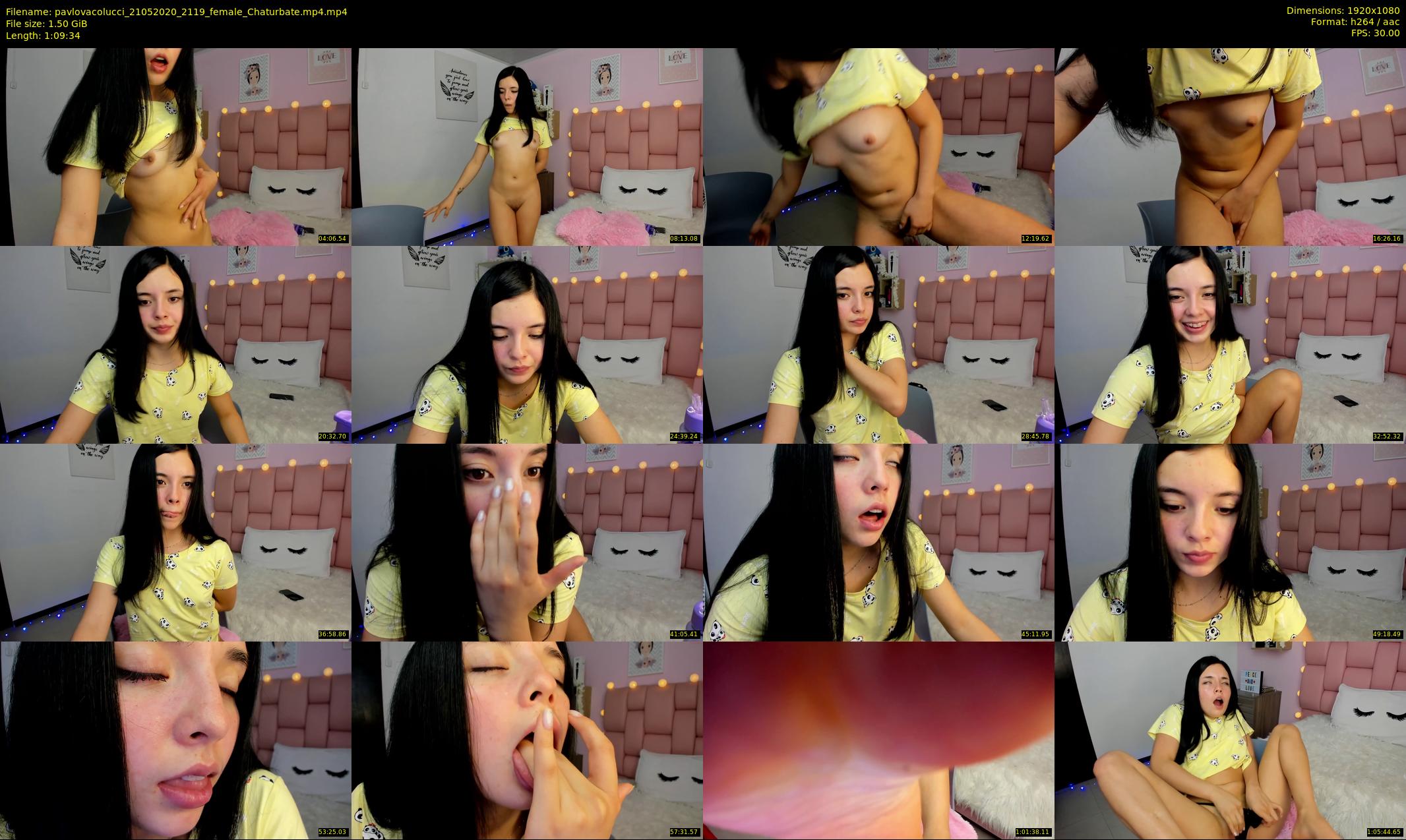 pavlovacolucci — 70 minute Chaturbate female cam show recording, 1080p, May 21, 2020