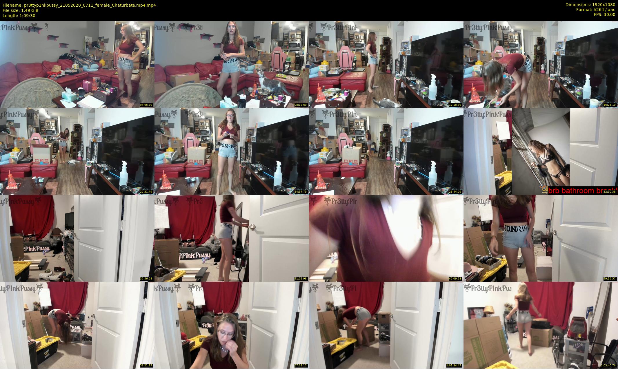 pr3ttyp1nkpussy — 70 minute Chaturbate couple cam show recording, 1080p, May 21, 2020