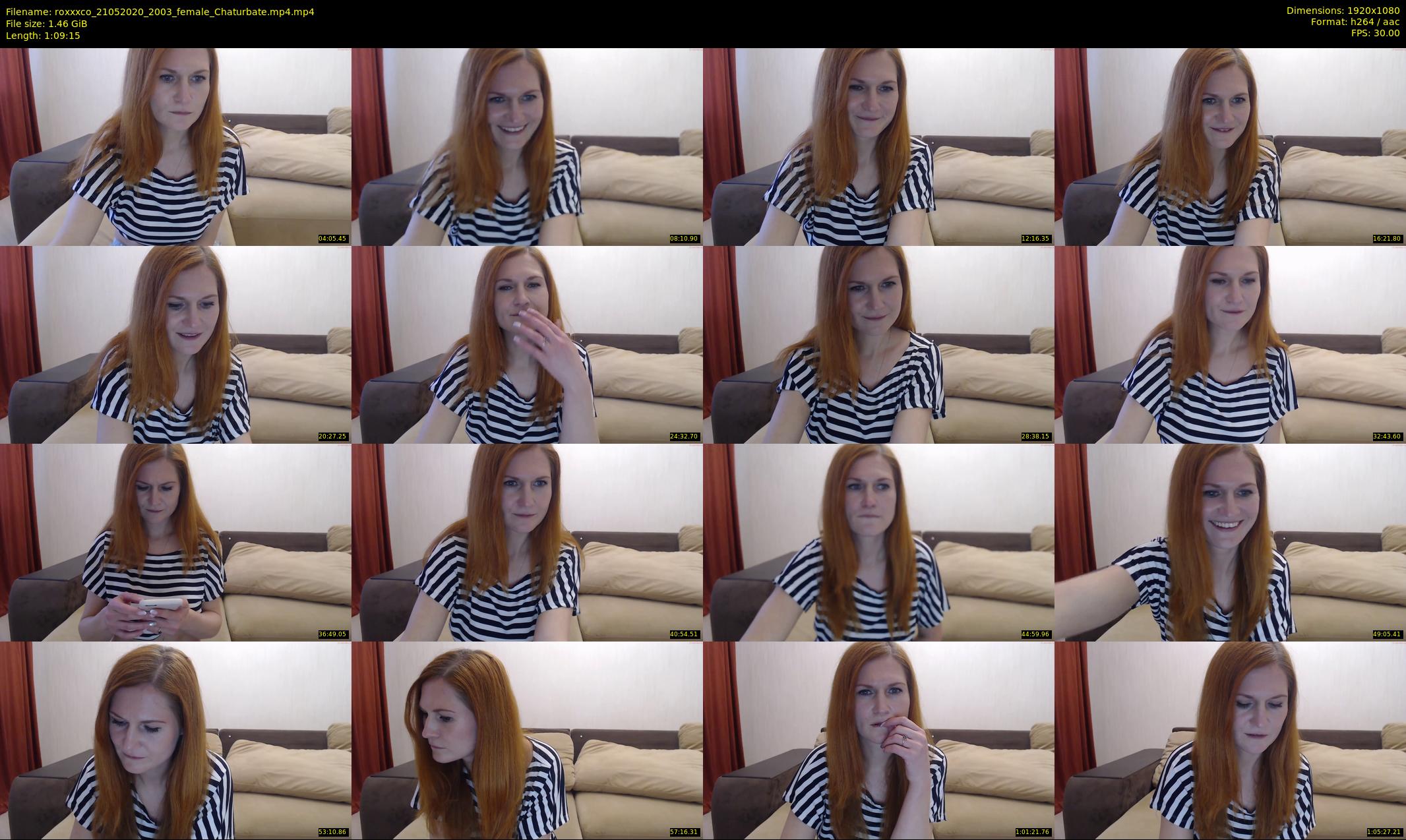 roxxxco — 70 minute Chaturbate female cam show recording, 1080p, May 21, 2020