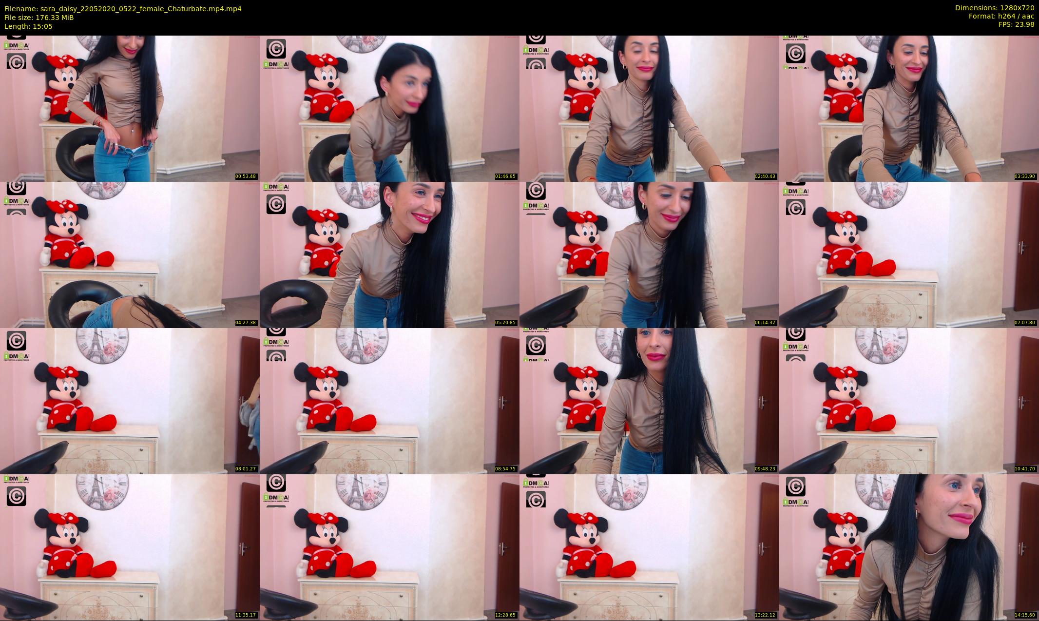 sara_daisy — 16 minute Chaturbate female cam show recording, 720p, May 22, 2020