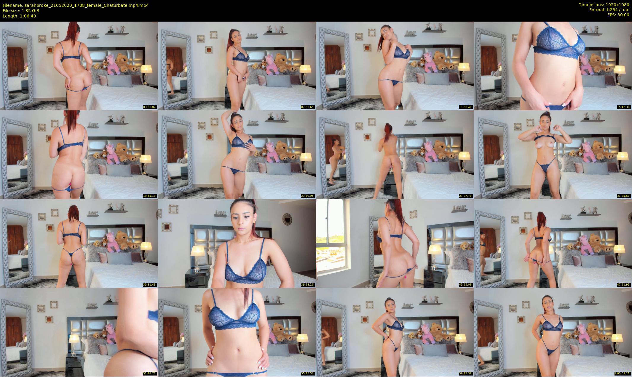 sarahbroke — 67 minute Chaturbate female cam show recording, 1080p, May 21, 2020