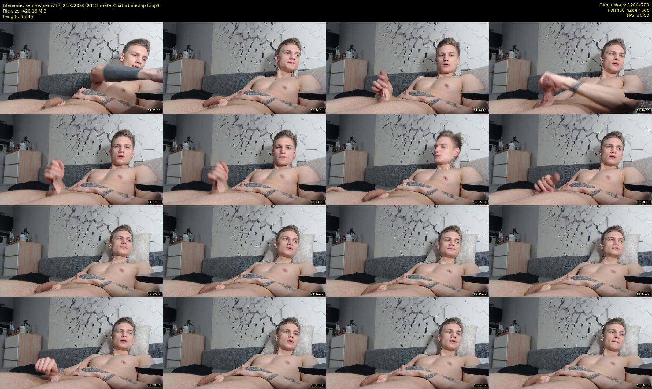 serious_sam777 — 49 minute Chaturbate male cam show recording, 720p, May 21, 2020