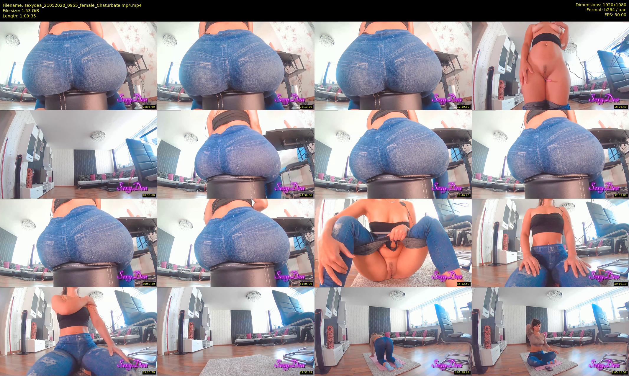 sexydea — 70 minute Chaturbate female cam show recording, 1080p, May 21, 2020