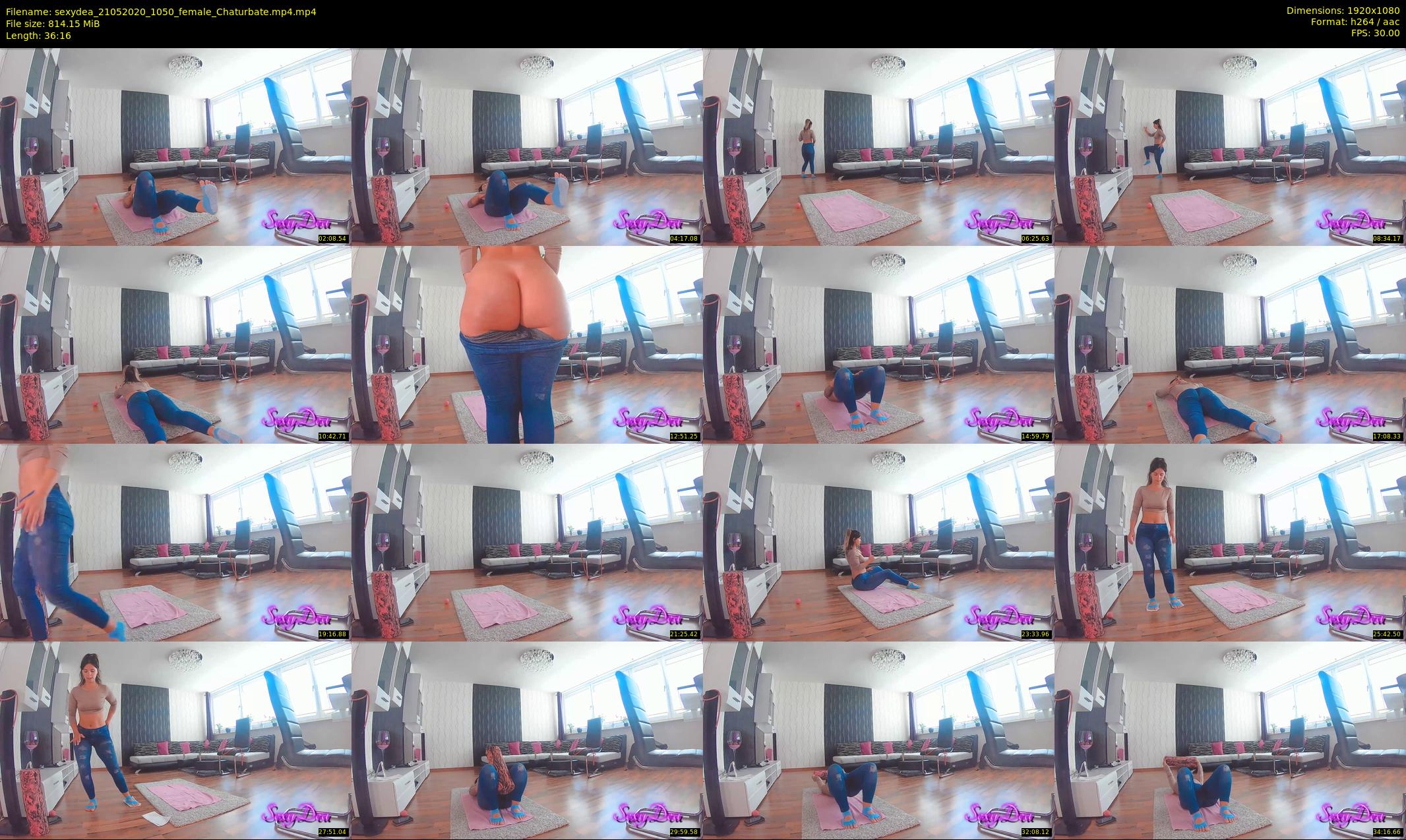sexydea — 37 minute Chaturbate female cam show recording, 1080p, May 21, 2020