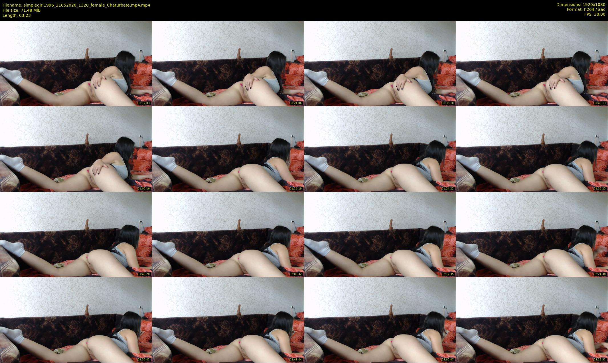 simplegirl1996 — 4 minute Chaturbate female cam show recording, 1080p, May 21, 2020
