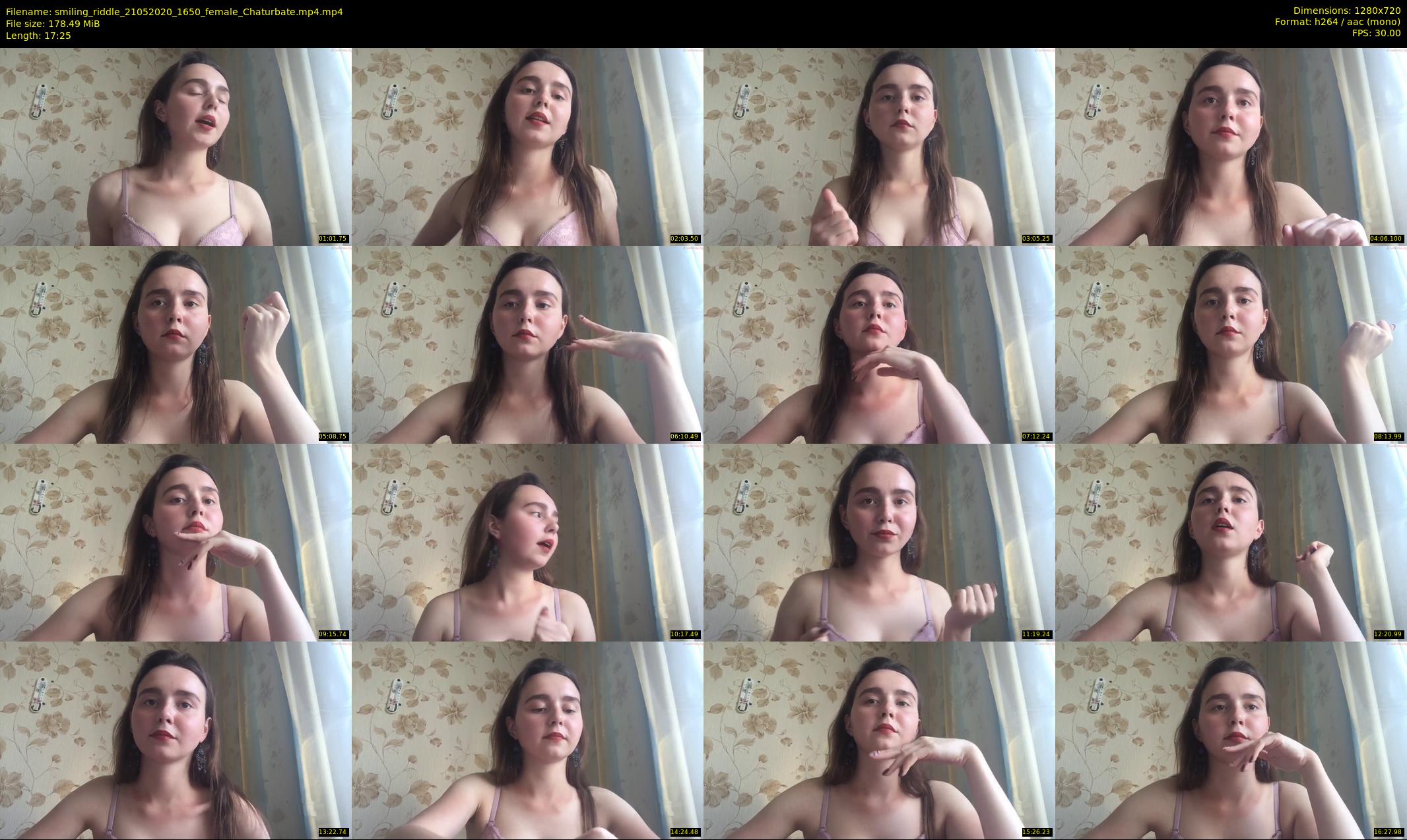 smiling_riddle — 18 minute Chaturbate female cam show recording, 720p, May 21, 2020
