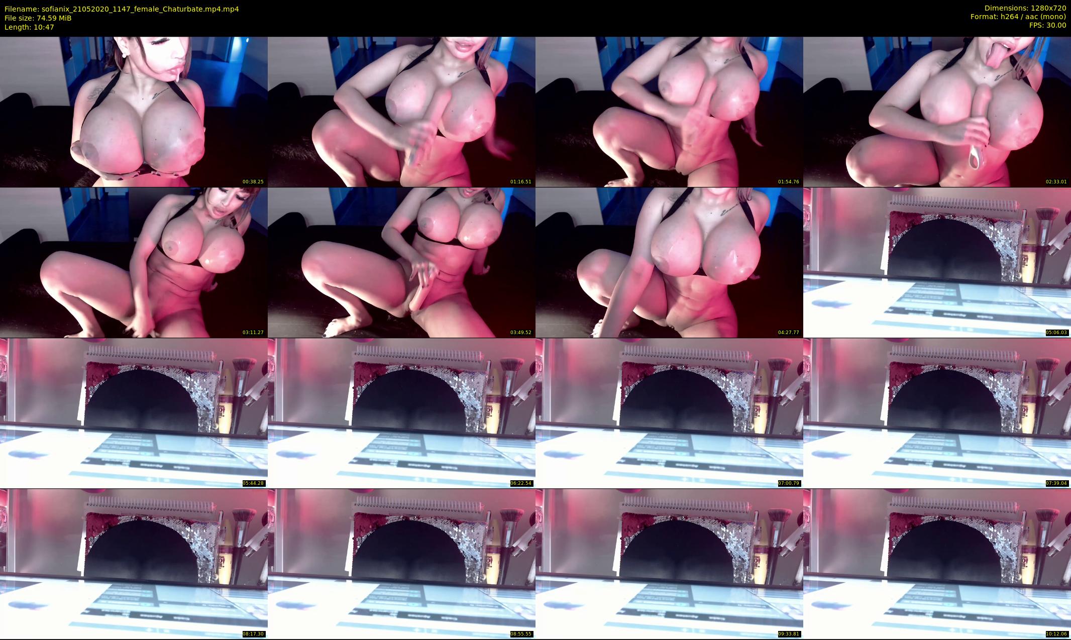 sofianix — 11 minute Chaturbate female cam show recording, 720p, May 21, 2020