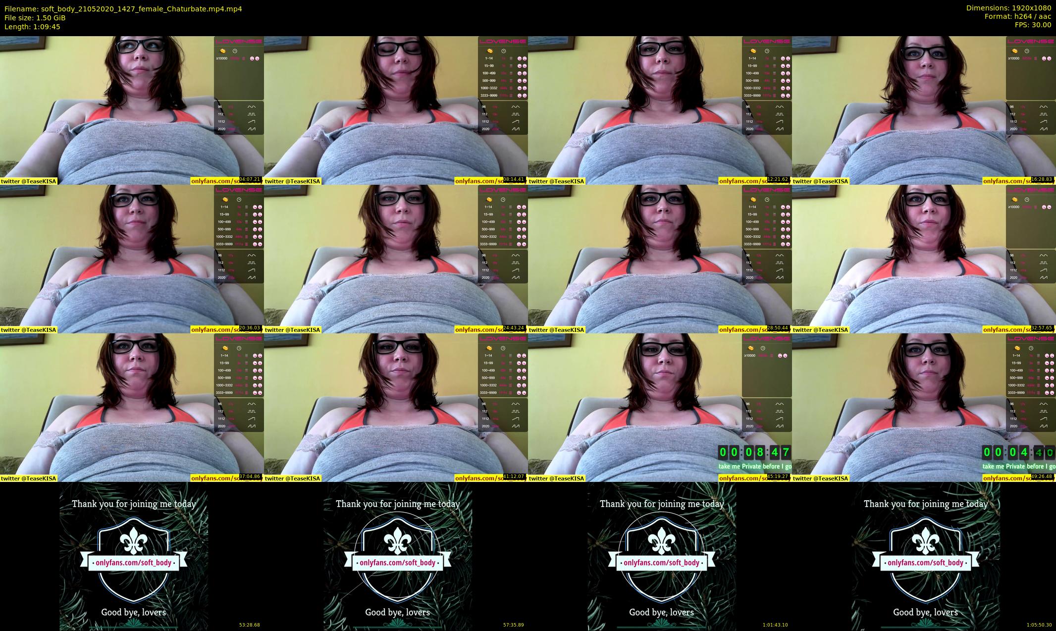soft_body — 70 minute Chaturbate female cam show recording, 1080p, May 21, 2020