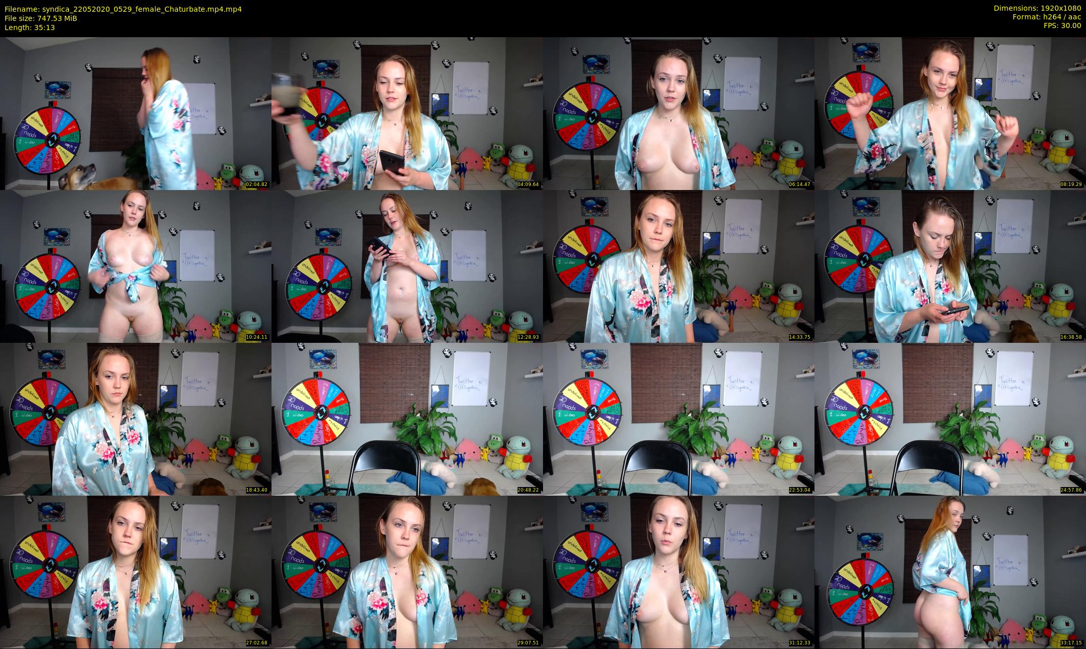 syndica — 36 minute Chaturbate female cam show recording, 1080p, May 22, 2020