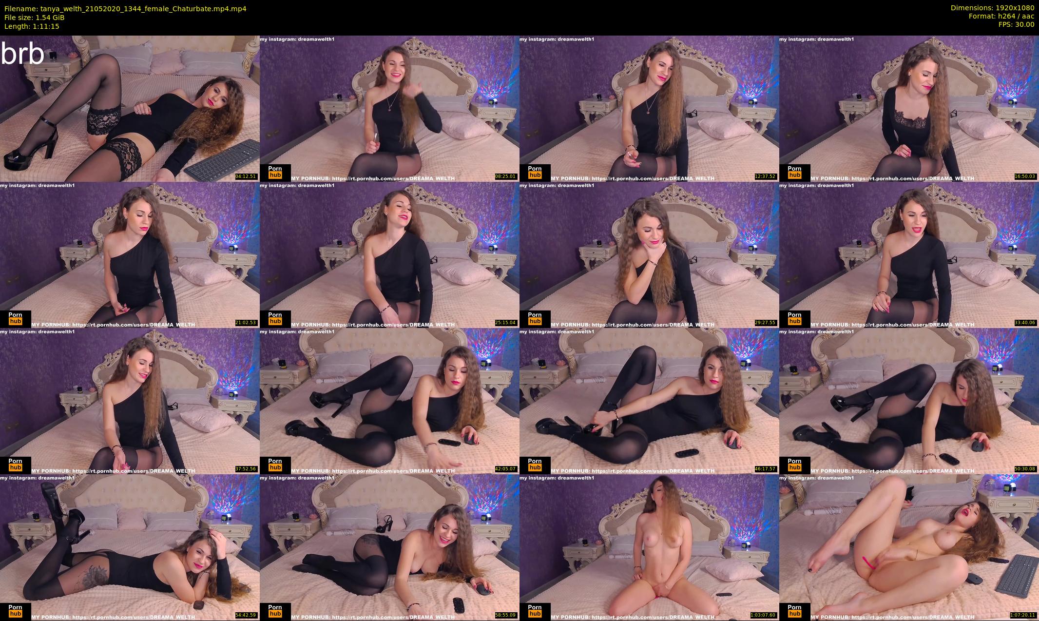 tanya_welth — 72 minute Chaturbate female cam show recording, 1080p, May 21, 2020