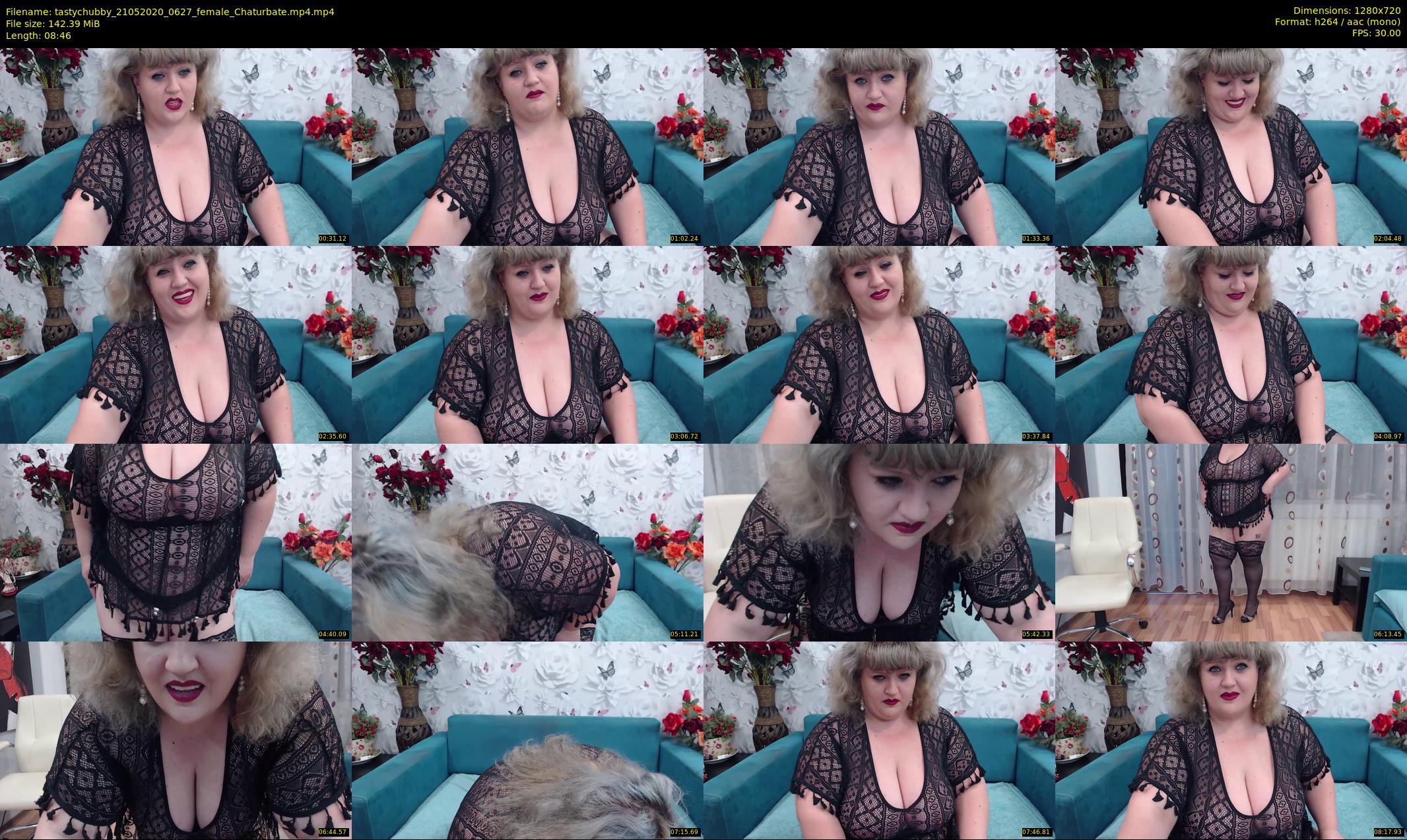 tastychubby — 9 minute Chaturbate female cam show recording, 720p, May 21, 2020