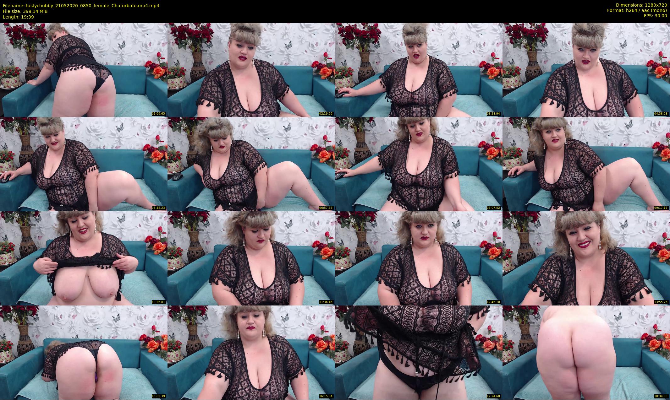 tastychubby — 20 minute Chaturbate female cam show recording, 720p, May 21, 2020