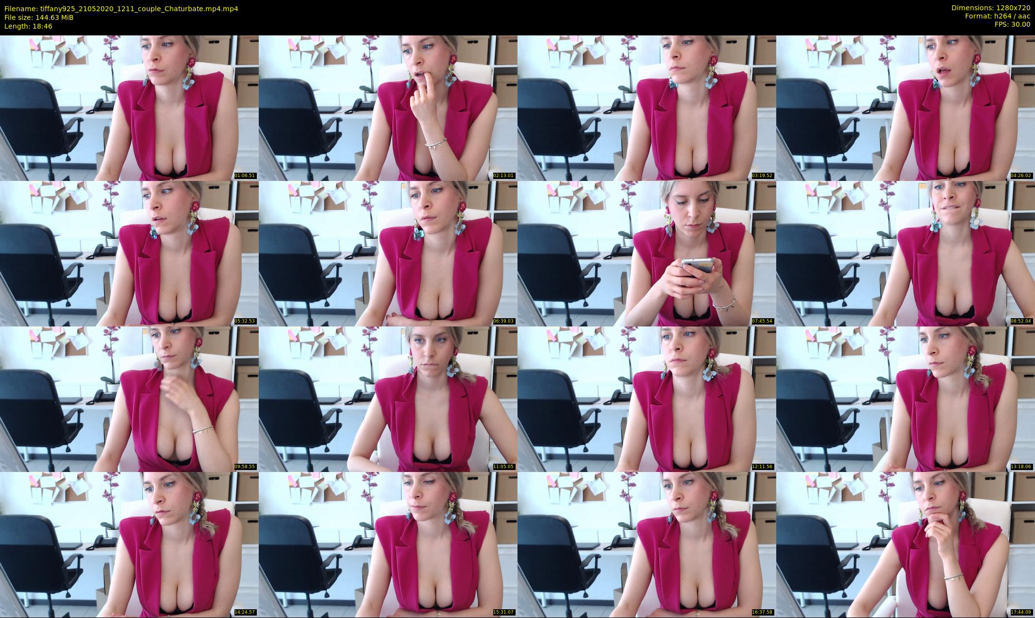 tiffany925 — 19 minute Chaturbate female cam show recording, 720p, May 21, 2020
