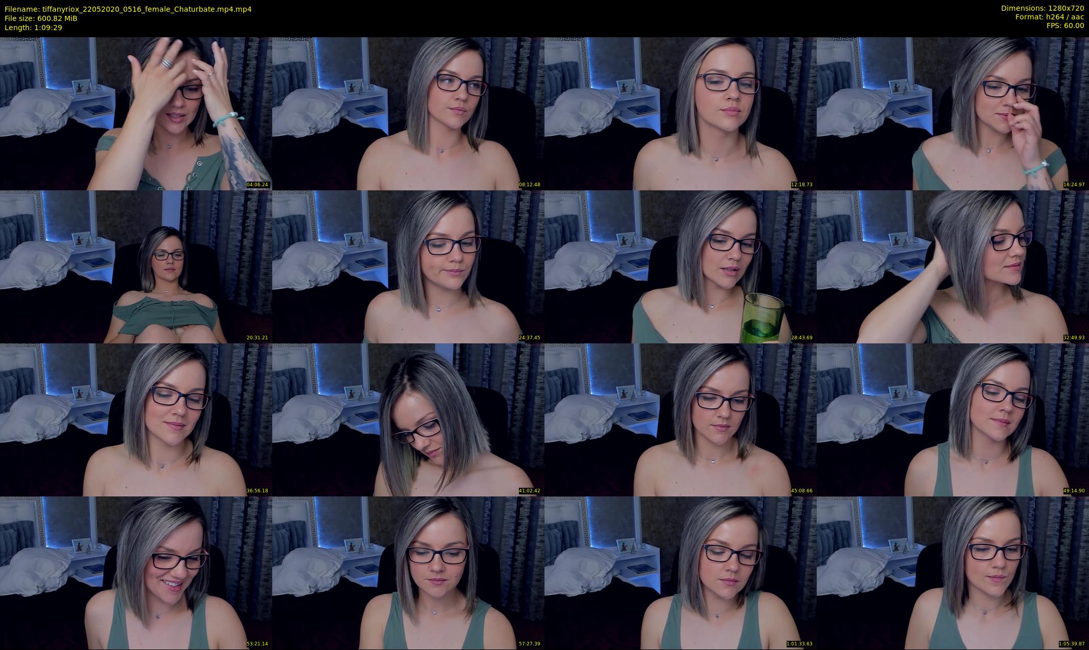 tiffanyriox — 70 minute Chaturbate female cam show recording, 720p, May 22, 2020