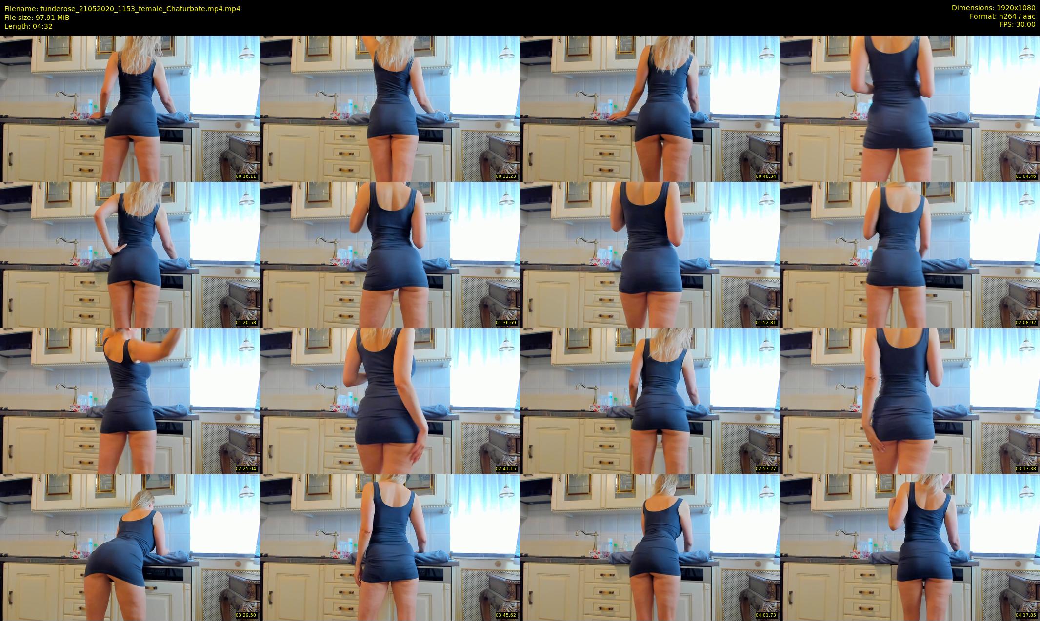 tunderose — 5 minute Chaturbate female cam show recording, 1080p, May 21, 2020