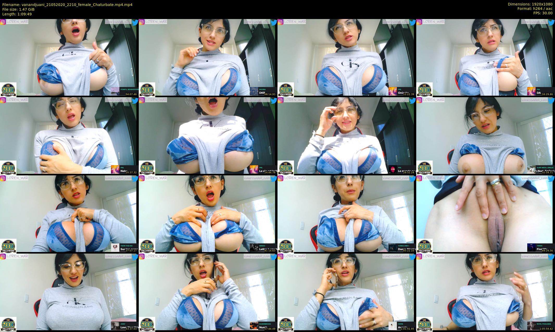 vanandjuani — 70 minute Chaturbate female cam show recording, 1080p, May 21, 2020